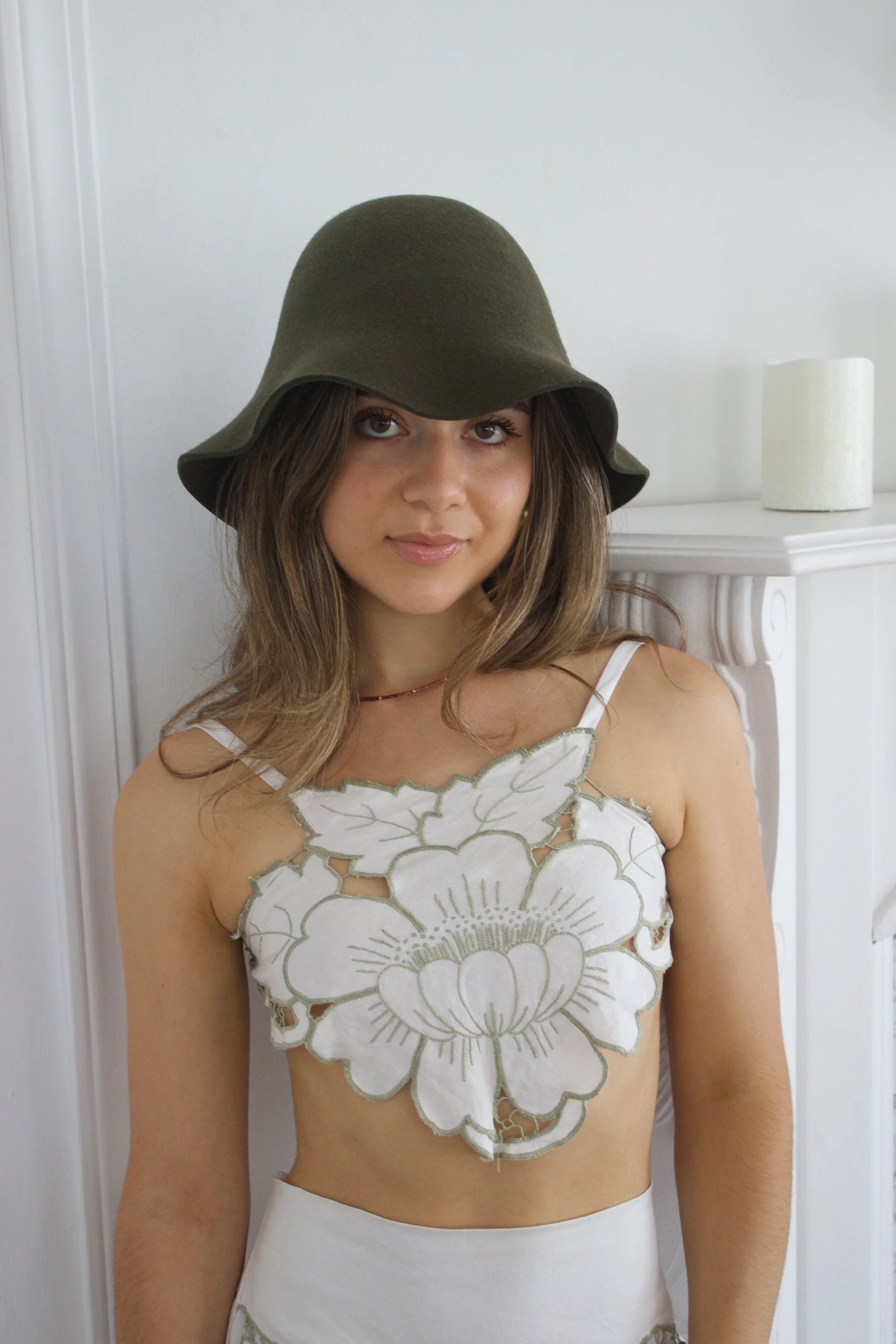 Whispering Willow Wool Cloche