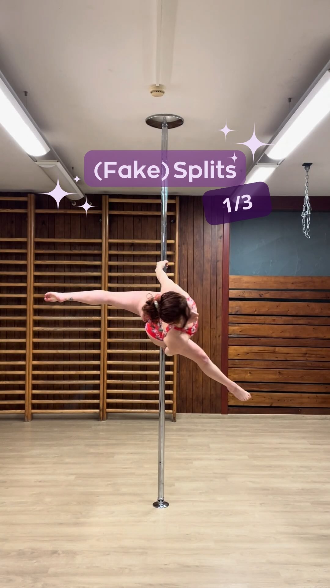 ✨ Fake it ´till you make it… SPLIT !✨
Pas besoin d’un grand écart complet pour créer l’illusion en pole - les fakes splits sont là pour ça 💥
💡Astuce : tout est dans l’angle, le placement e