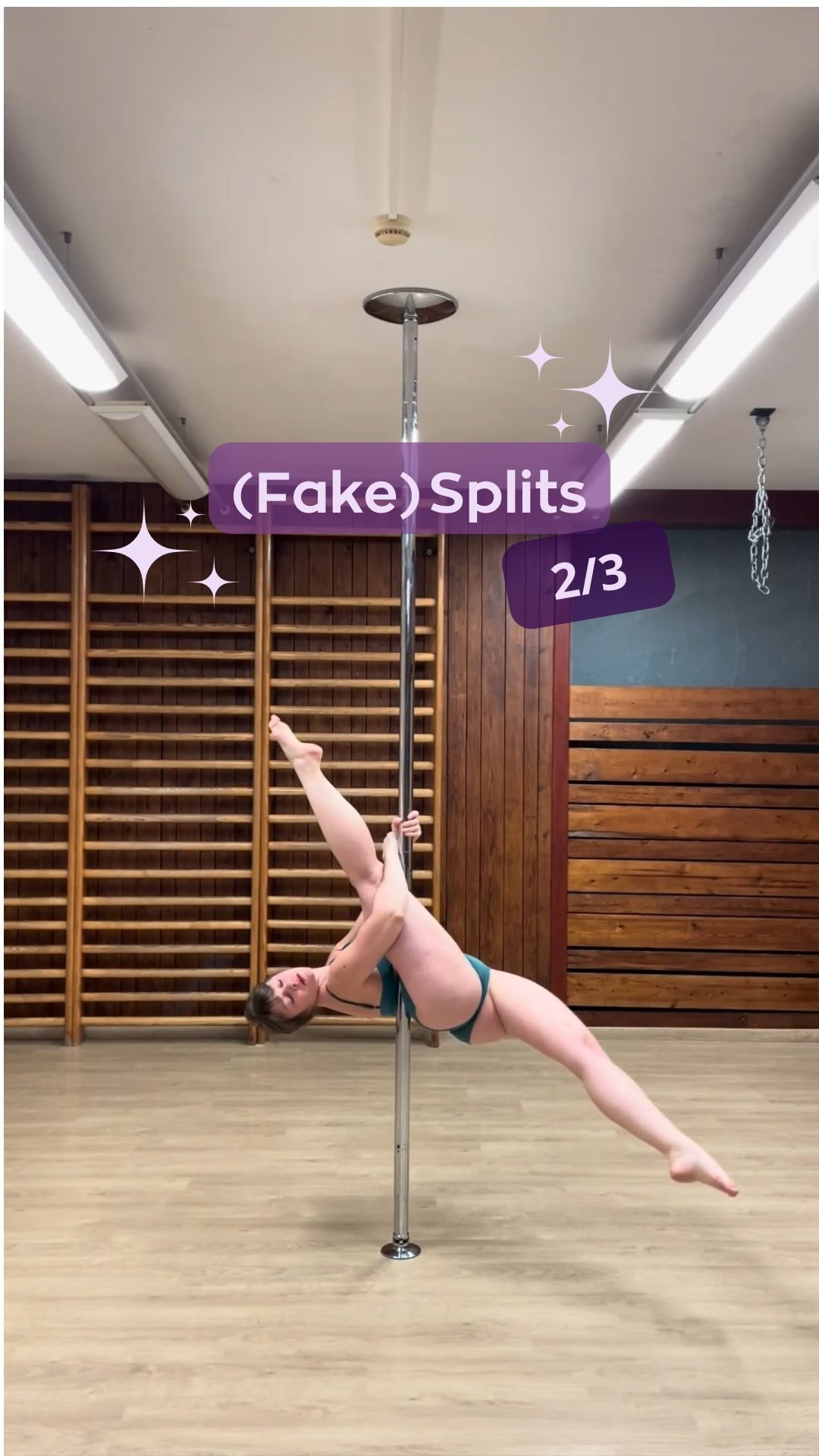 ✨Fake it ´till you make it… SPLITS !✨
Pas besoin d’un grand écart complet pour créer l’illusion en pole - les fake splits sont là pour ça 💥
💡 Astuce : tout est dans l’angle, le placement e