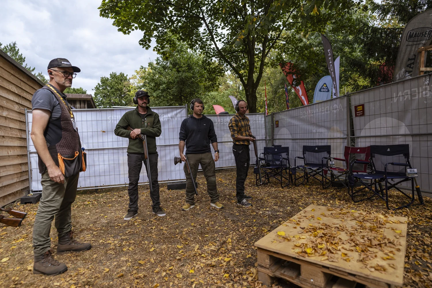 Jaeger an der Challenge-Station