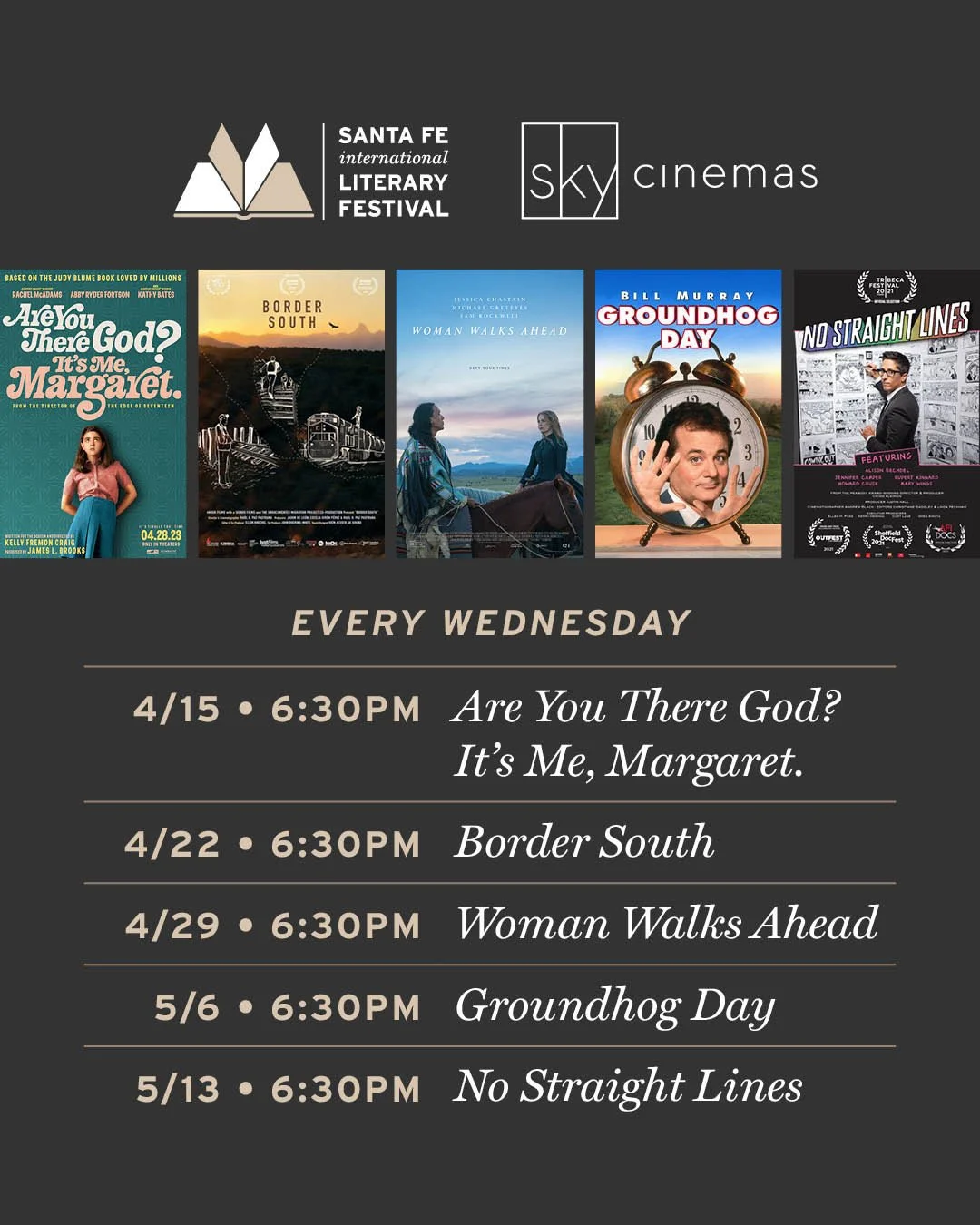 Every great film starts with a great story 🎥📚️✨️ ⁠
⁠
In collaboration with Sky Cinemas (@skycinemas_santafe), we're thrilled to invite you to join us for a series of films that bring beloved books to life on the big screen. ⁠
⁠
The series begins to