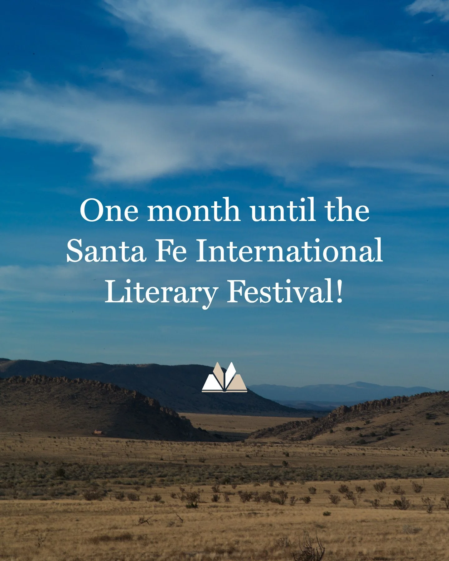 Just four weeks until the Festival begins! We can't wait to see our authors, moderators, volunteers, and Festival attendees from near and far 📚⁠✨️ ⁠
⁠
⁠
⁠
⁠
⁠
#SFILF #SFILF2026 #sfinternationallitfest26 #authors #santafe #literaryfestival #storiesbi