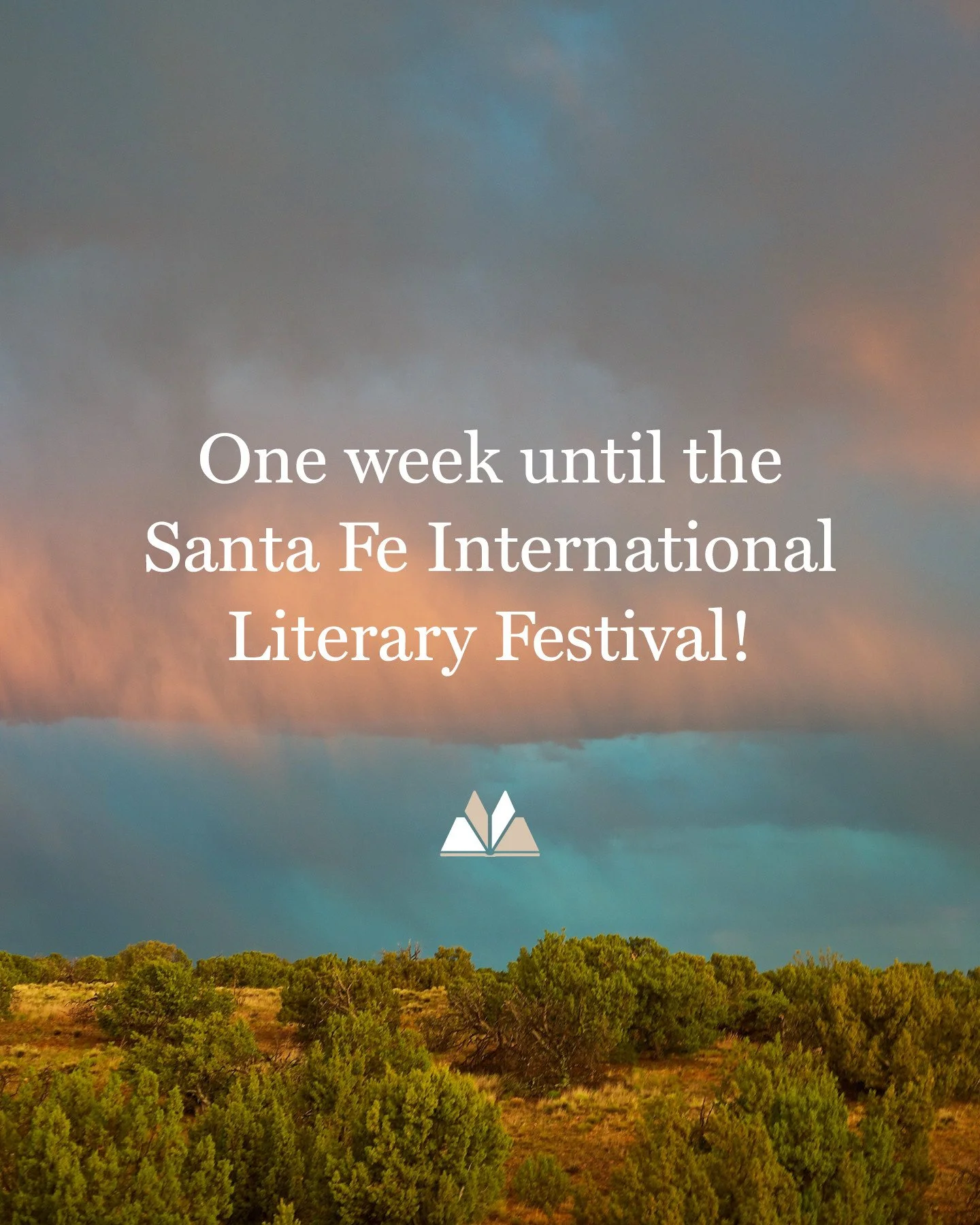 Just ONE WEEK until the Santa Fe International Literary Festival begins! ⁠
⁠
You can still get tickets to some of the events in this year's incredible lineup &ndash; head to the link in our bio to get yours before they're gone! ⁠📚⁠✨️ ⁠
⁠
⁠
⁠
⁠
⁠
⁠
#