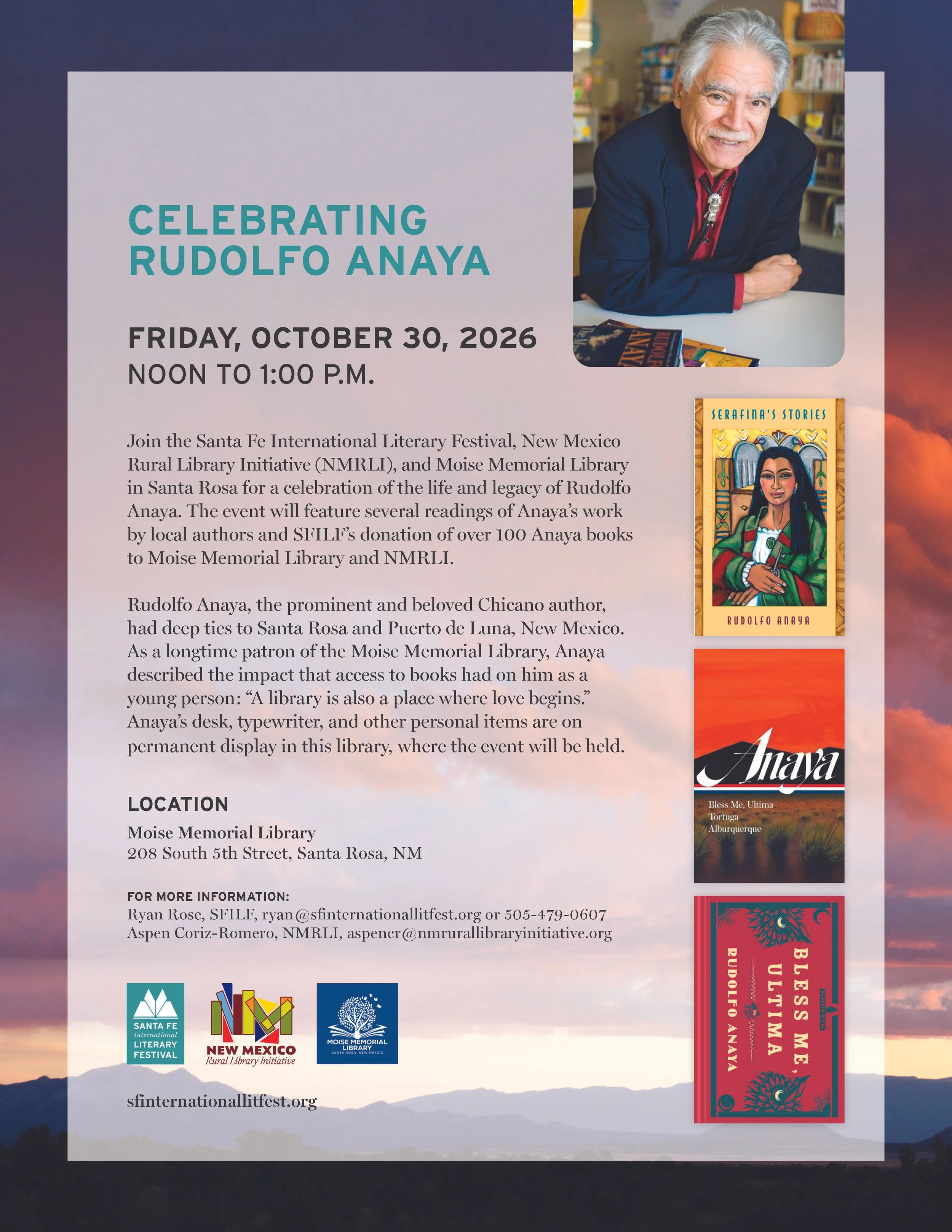 Celebrating Rudolfo Anaya in Santa Rosa