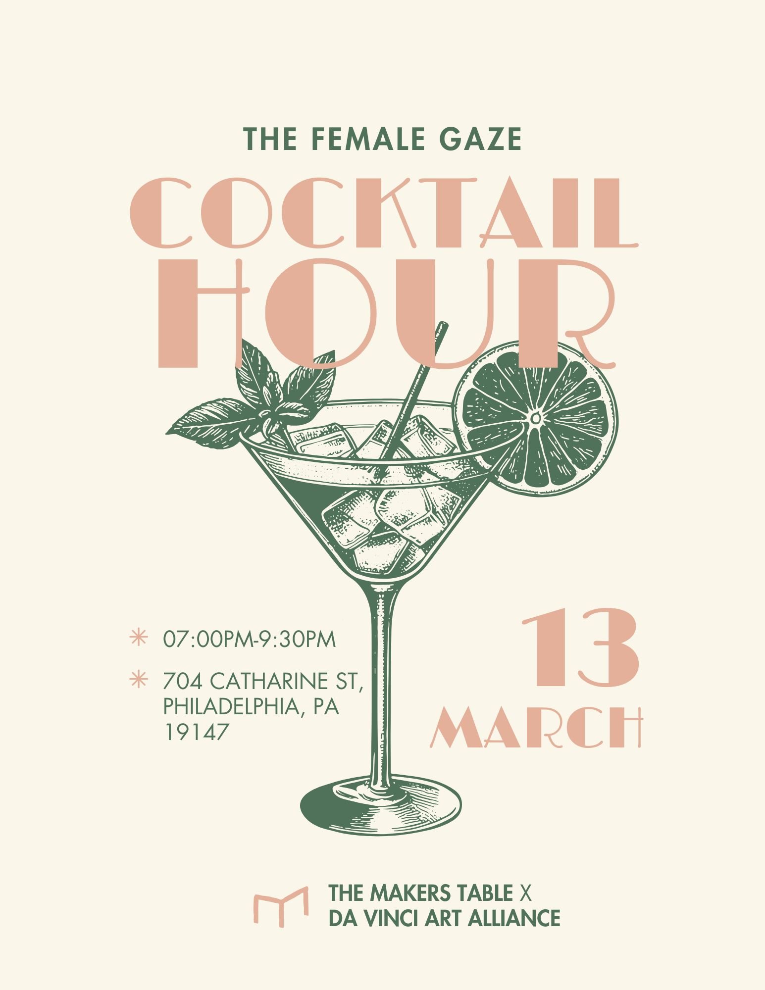 The Female Gaze Cocktail Hour