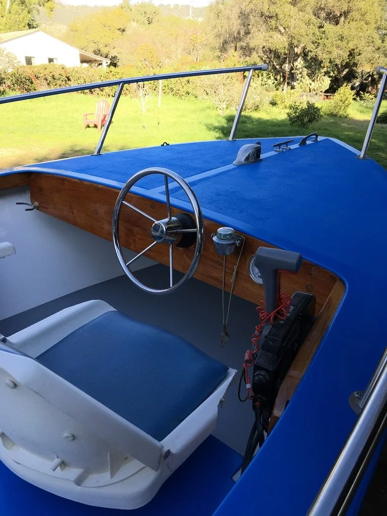 San Diego Jimmy Skiff restoration by Carpinteria Boat Works