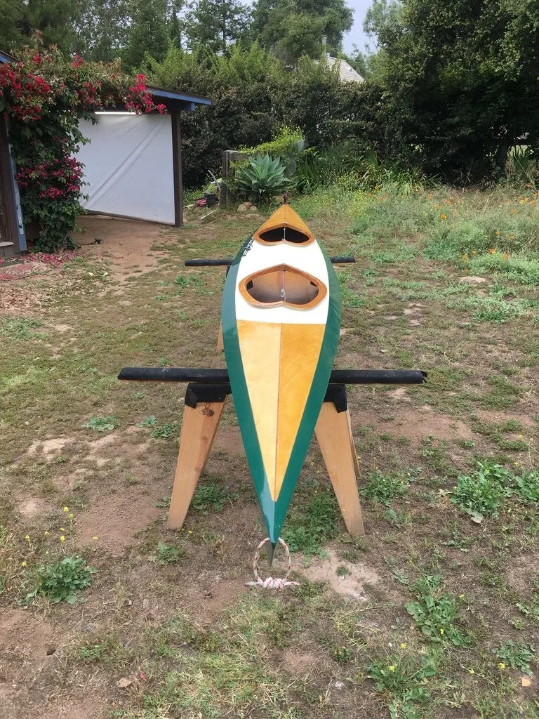 Tandem kayak repair by Carpinteria Boat Works