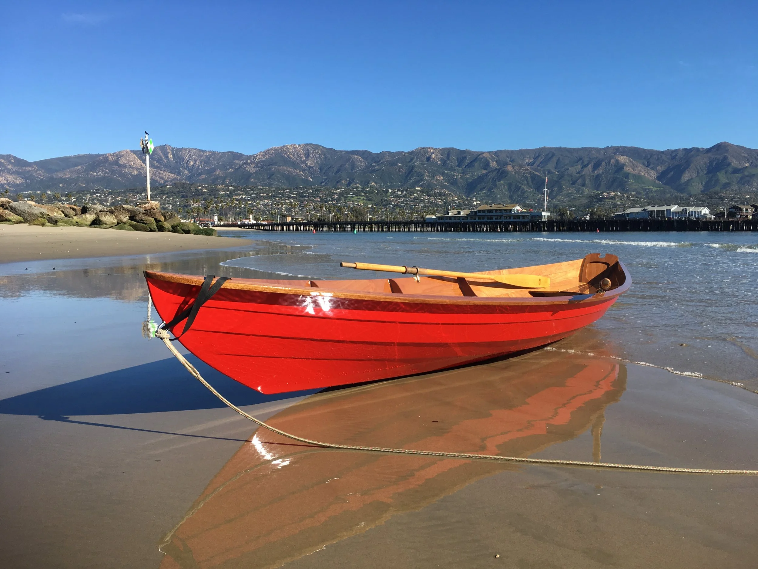 Northeaster Dory design by Chesapeake Light Craft, built by Carpinteria Boat Works.