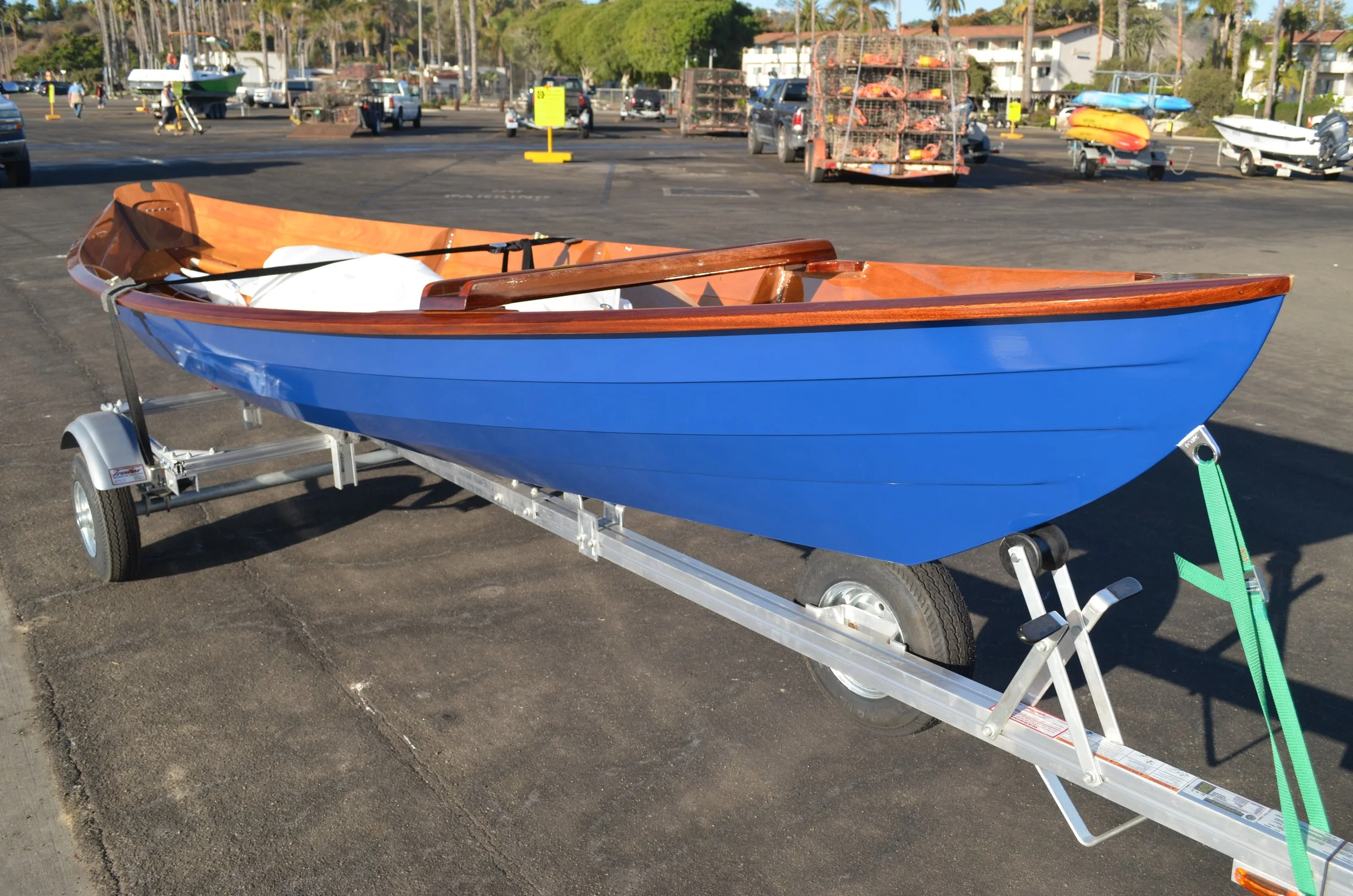 Northeaster Dory design by Chesapeake Light Craft, built by Carpinteria Boat Works.
