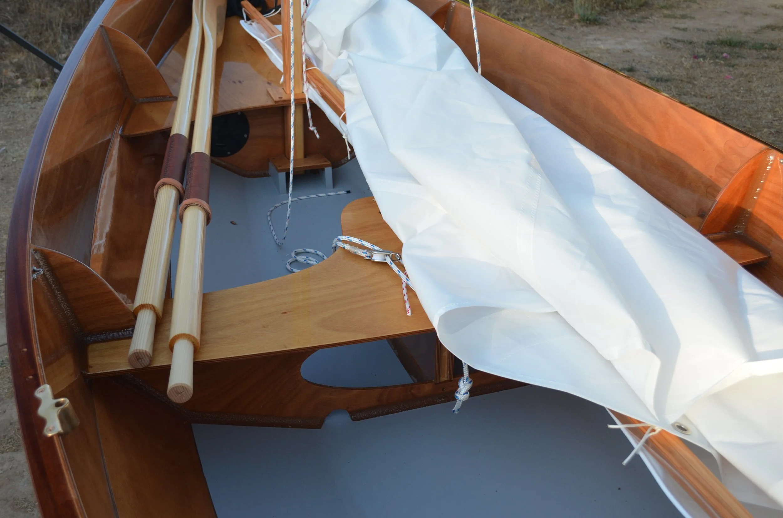 Skerry design by Chesapeake Light Craft, built by Carpinteria Boat Works.