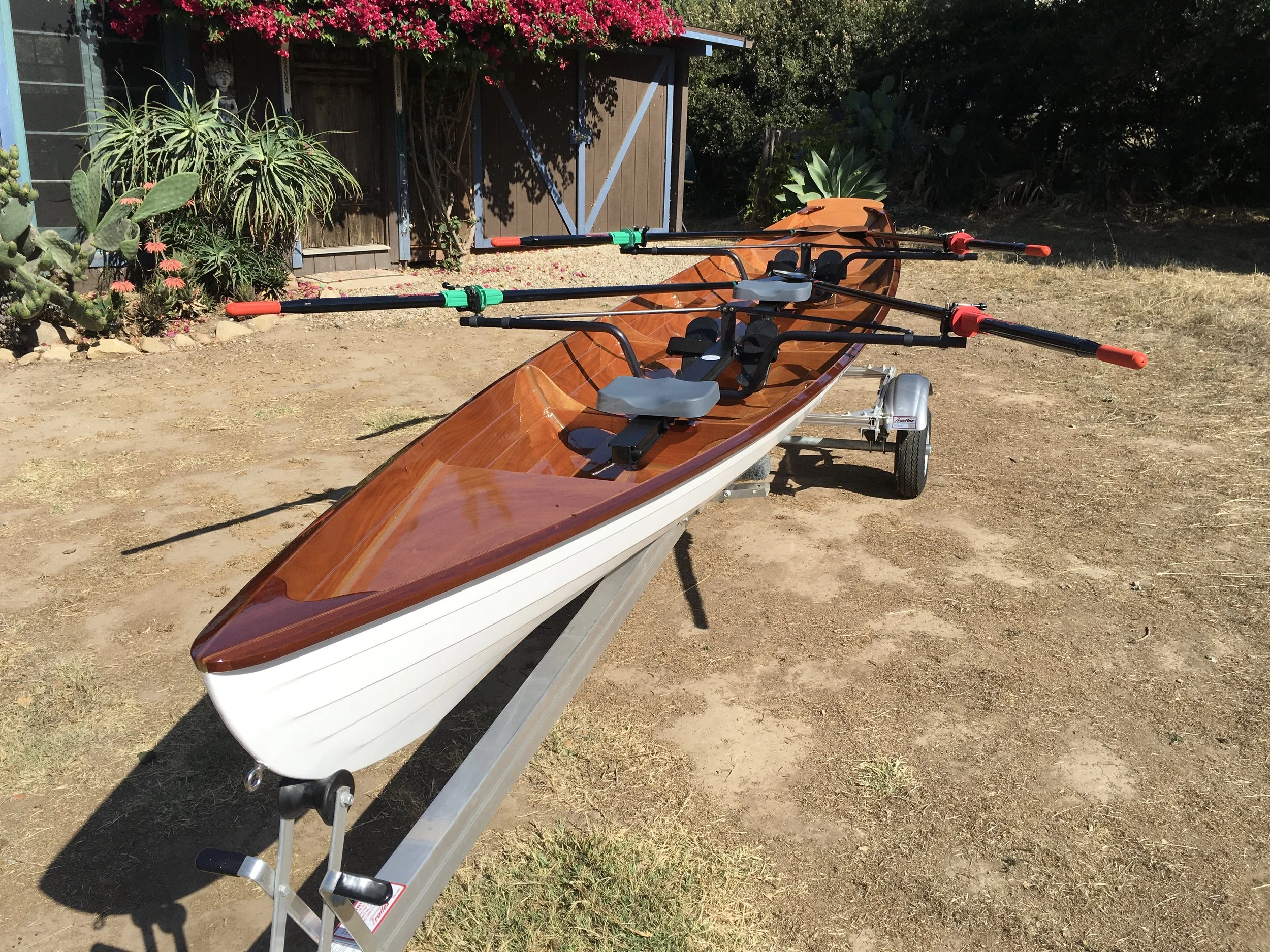 Tandem Wherry design by Chesapeake Light Craft, built by Carpinteria Boat Works.