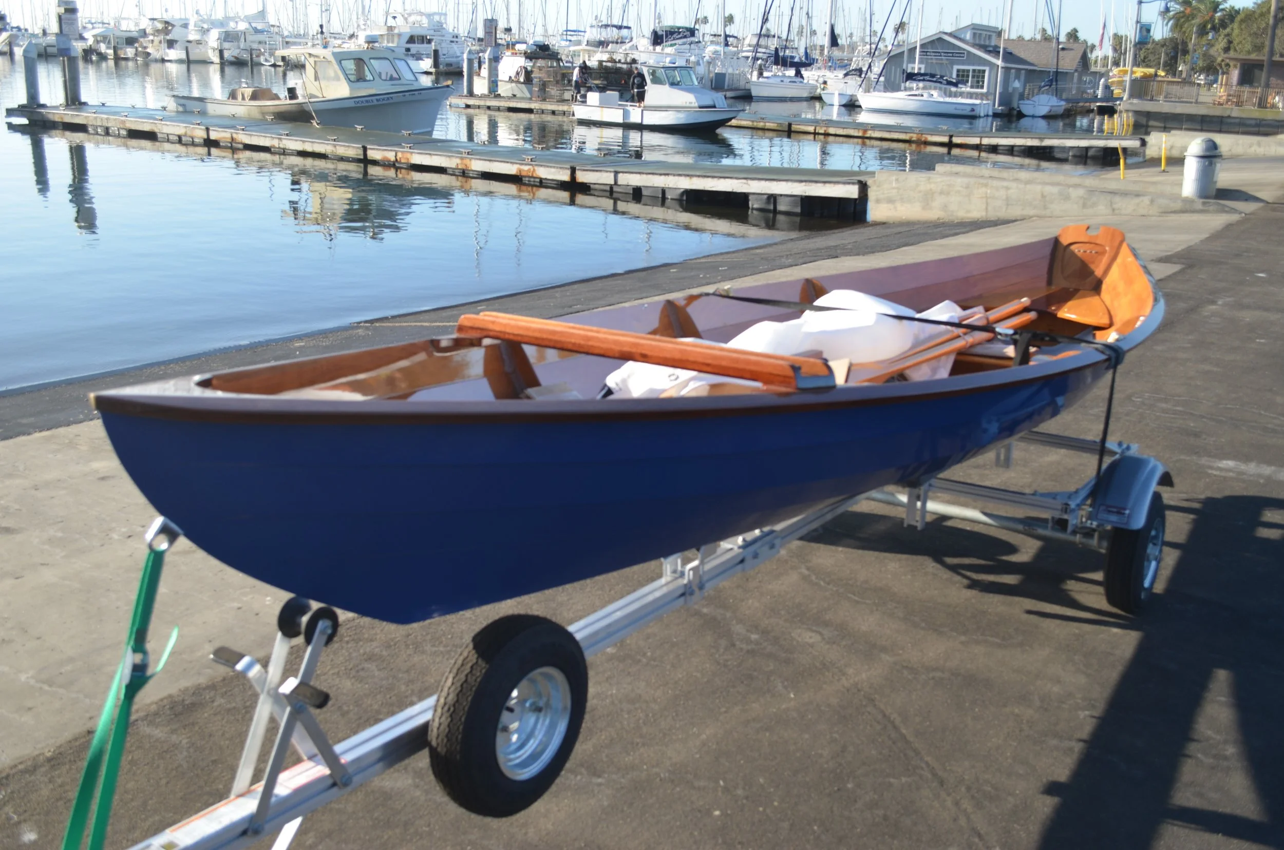 Northeaster Dory design by Chesapeake Light Craft, built by Carpinteria Boat Works.