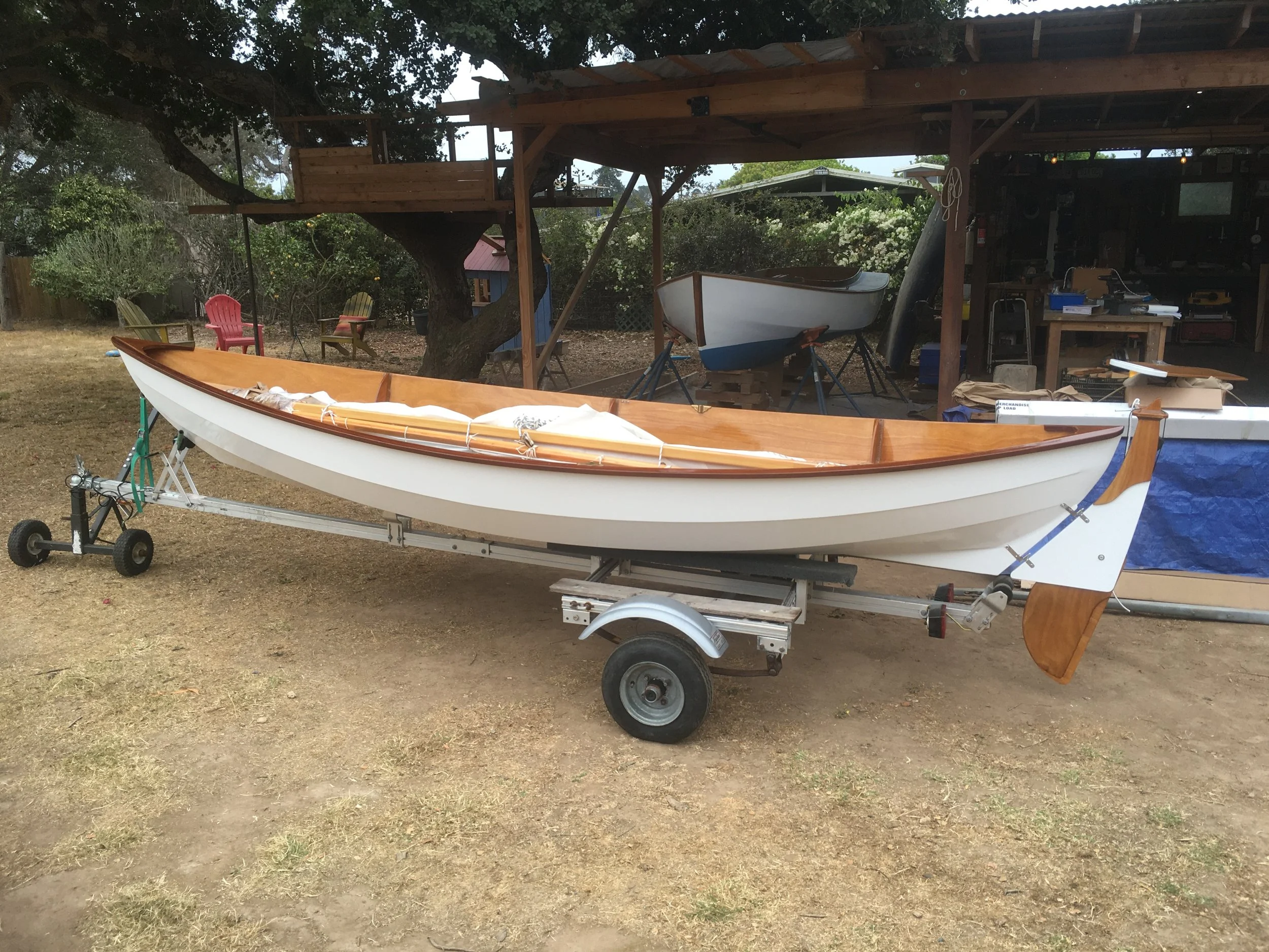 Skerry design by Chesapeake Light Craft, built by Carpinteria Boat Works.