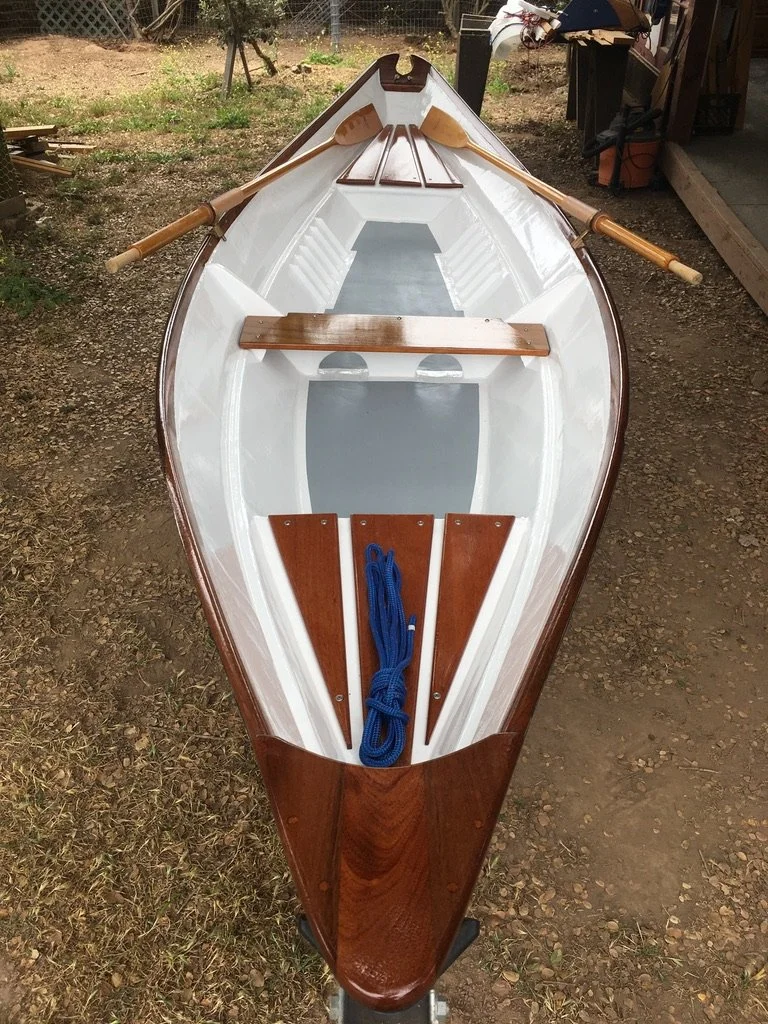 California Dory repair at Carpinteria Boat Works