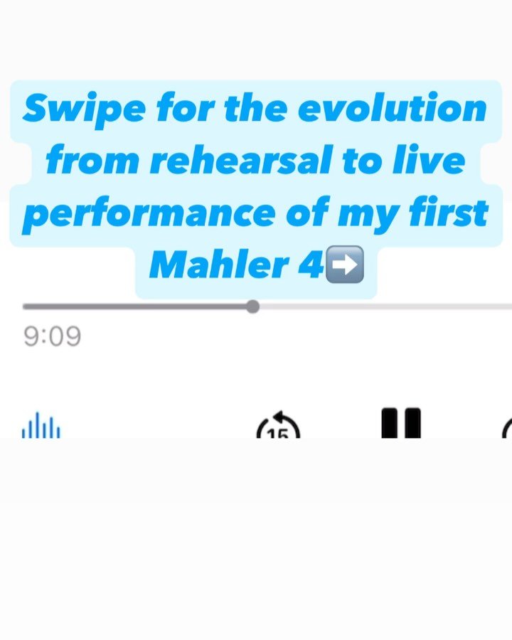 Baby&rsquo;s first Mahler 4! And with the most fabulous @greenwichvillageorchestra and the glorious Barbara Yahr at the podium!🎵

The best part of this movement is the last section (facts, I&rsquo;m sorry) which is why I put it first, but please lis