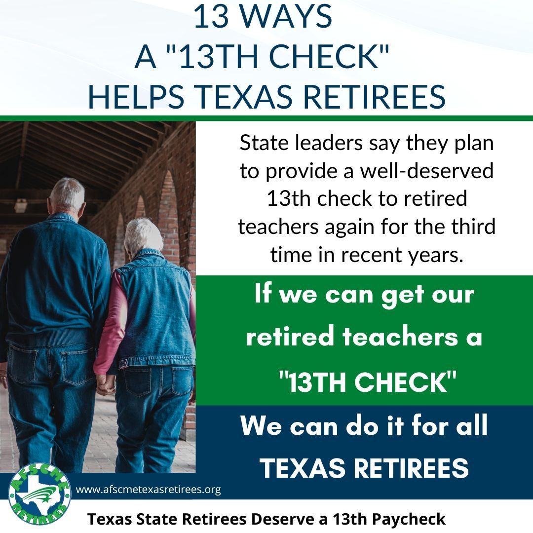 13 Ways a “13th Check Helps: No. 2 – Learning from Texas Teachers