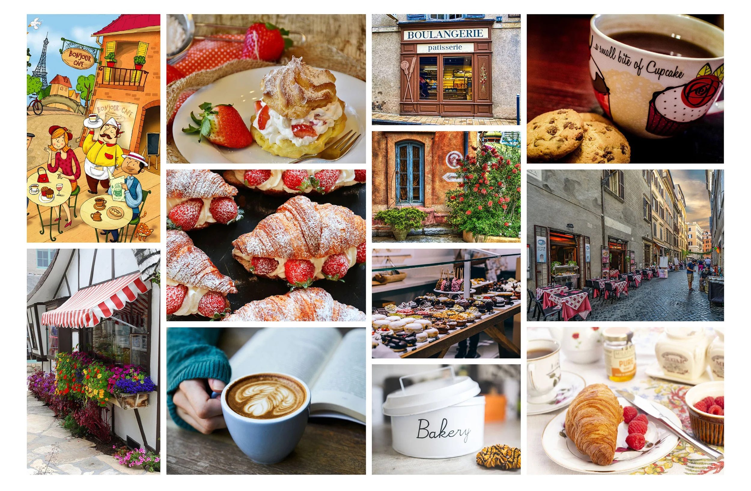 Soft Croissants Moodboard