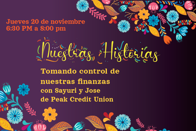 Nuestras Historias: Tomando control de nuestras finanzas