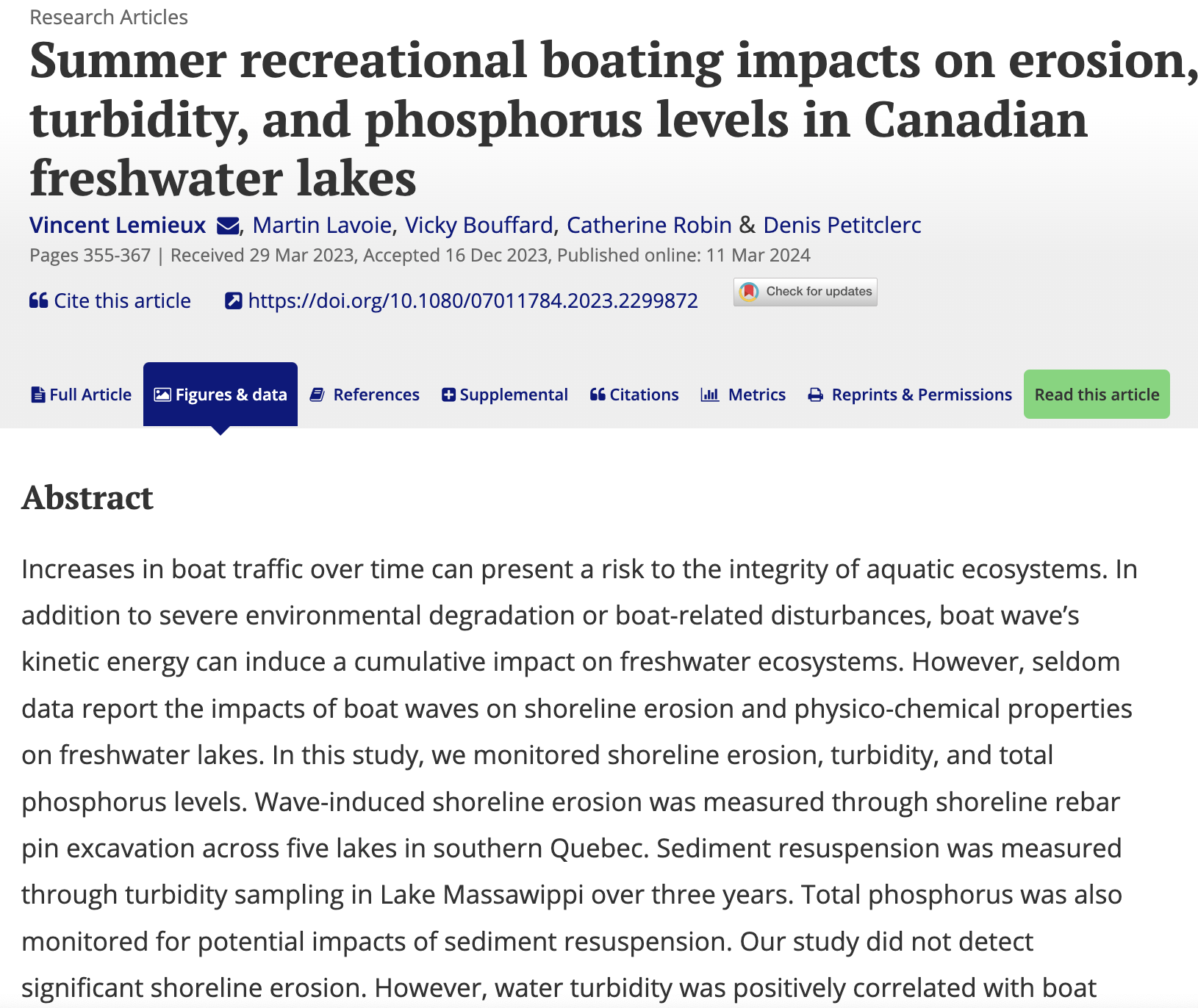 Bleu se mêle de la partie scientifique
