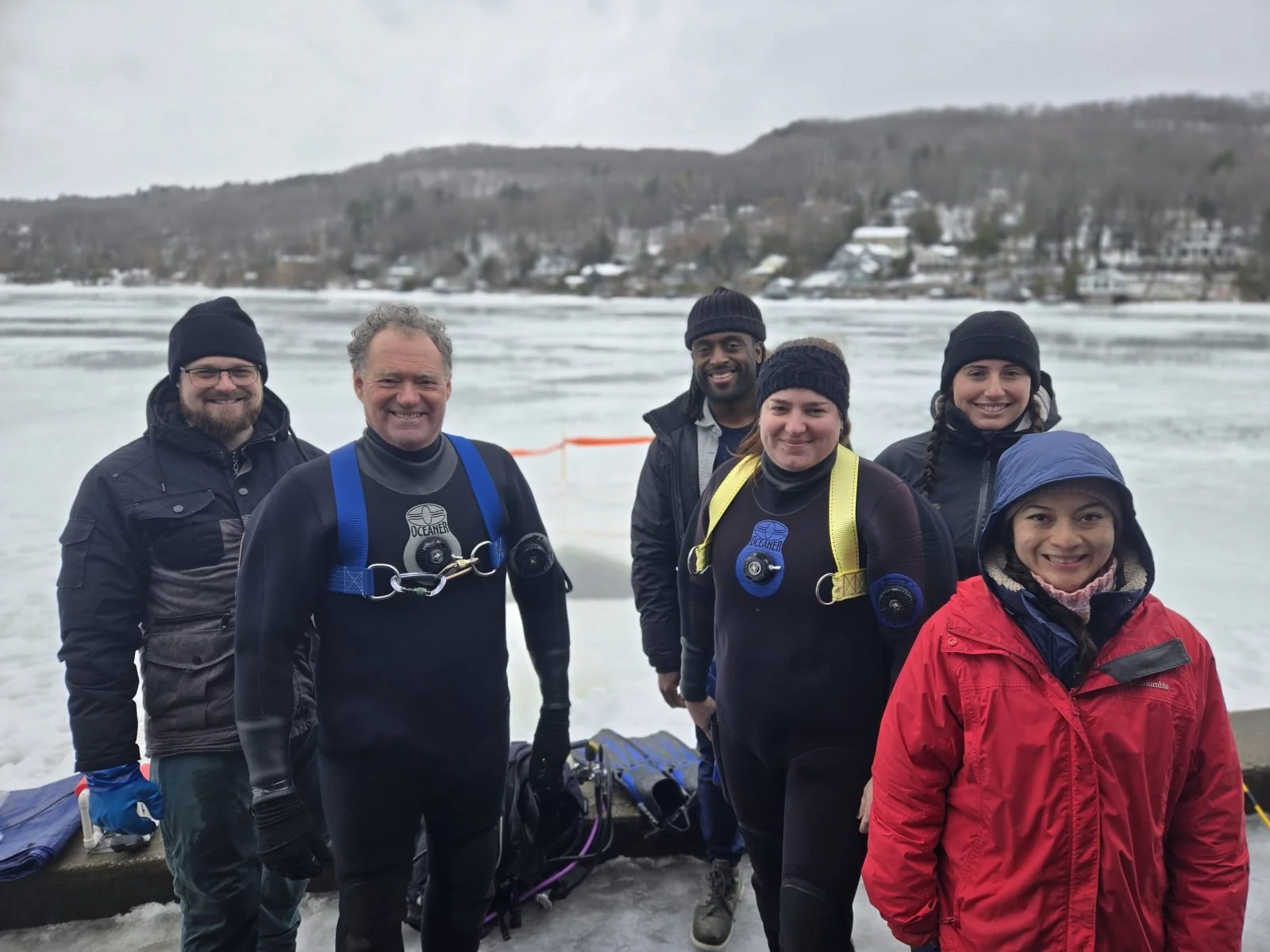 Robotic technology takes on zebra mussels in frozen Massawippi Lake