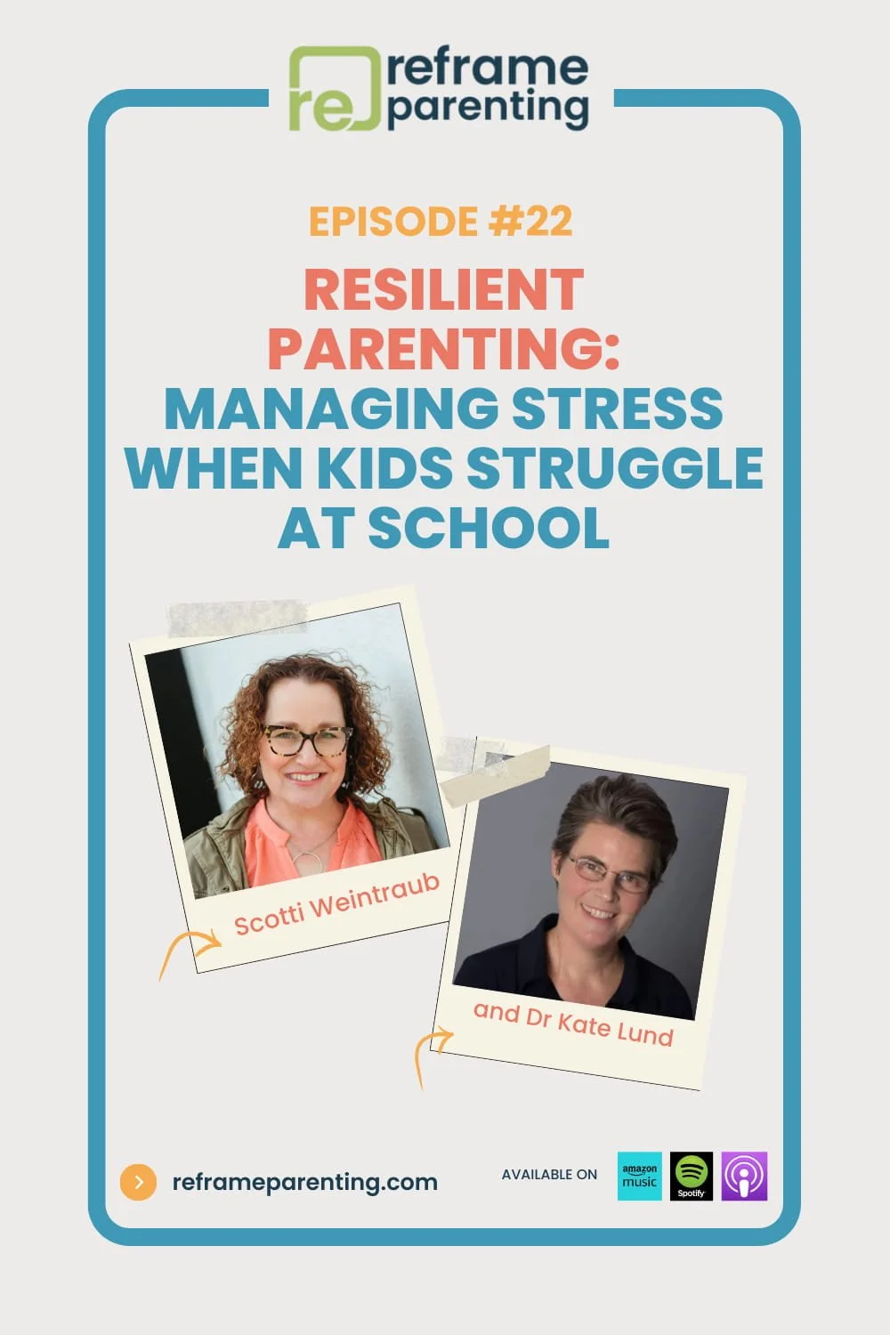 22: Resilient Parenting: Managing Stress When Kids Struggle at School