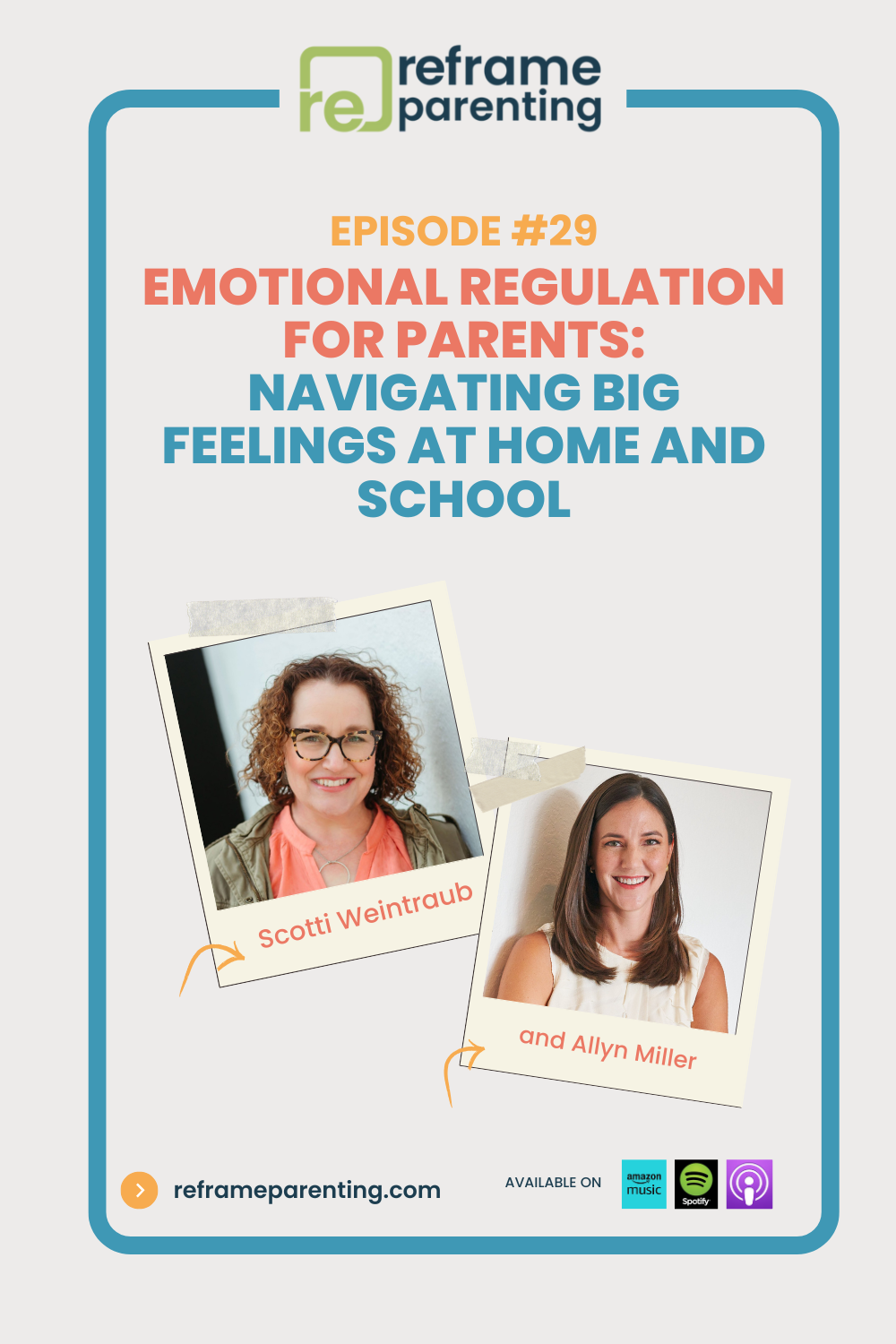 29: Emotional Regulation for Parents: Navigating Big Feelings at Home and School