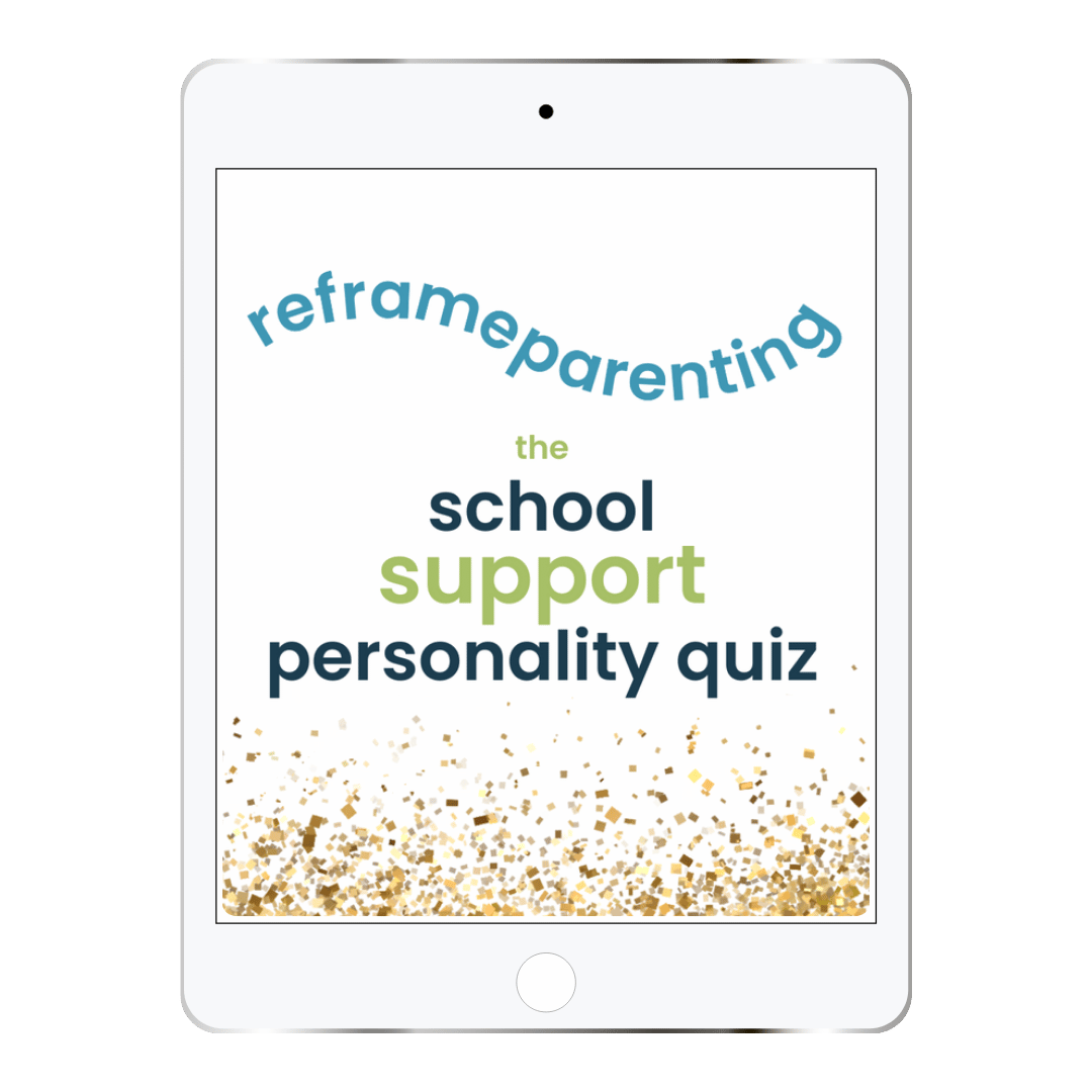 Graphic of quiz for school support personality