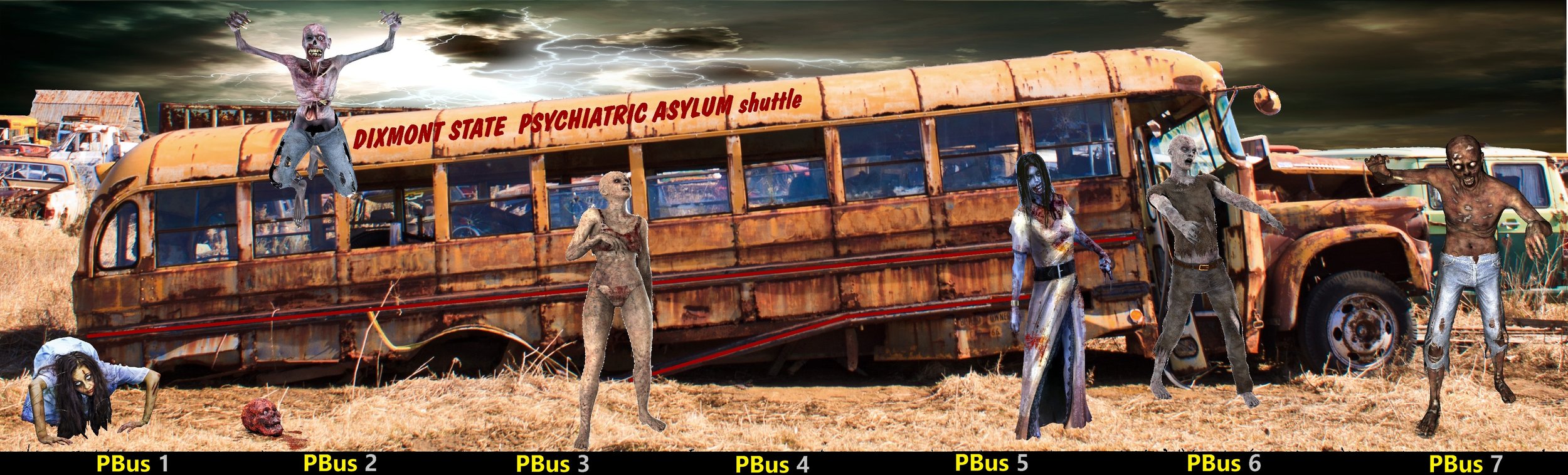 Dixmont Zombies Psycho Bus Full Scene