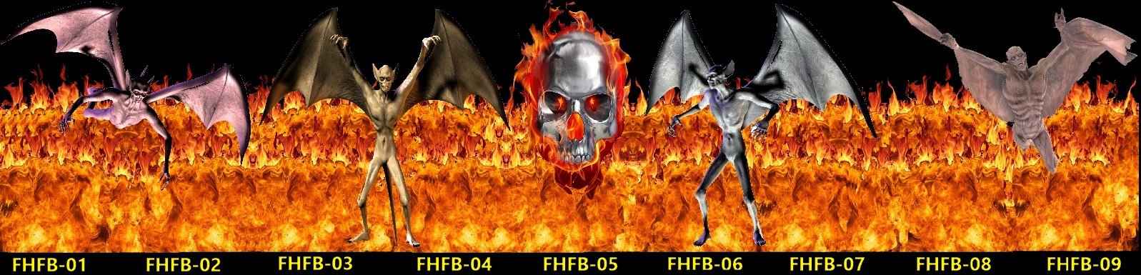 Demons in Flames Full Scene