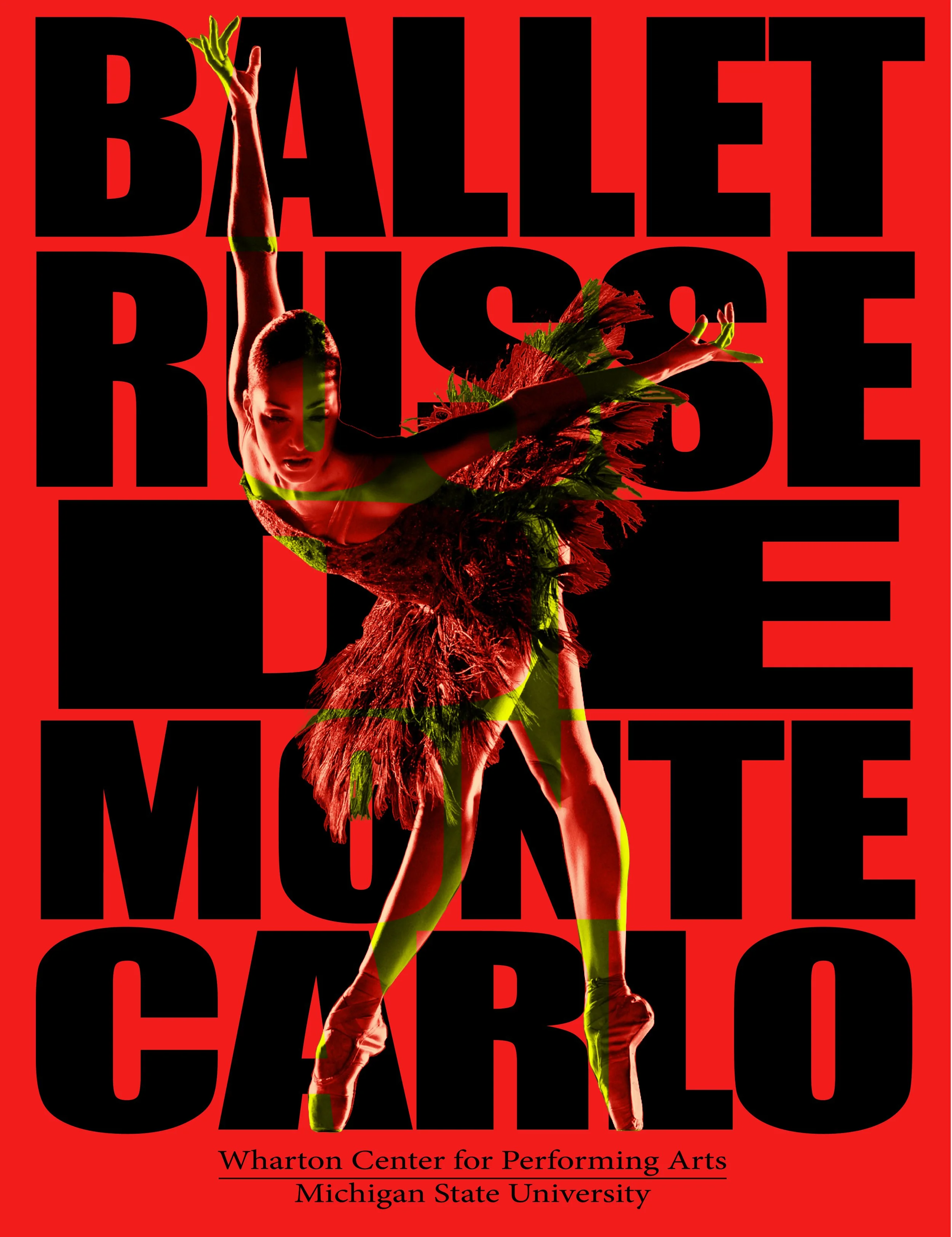 Ballet Design poster
Digitally translated from original cut paper project