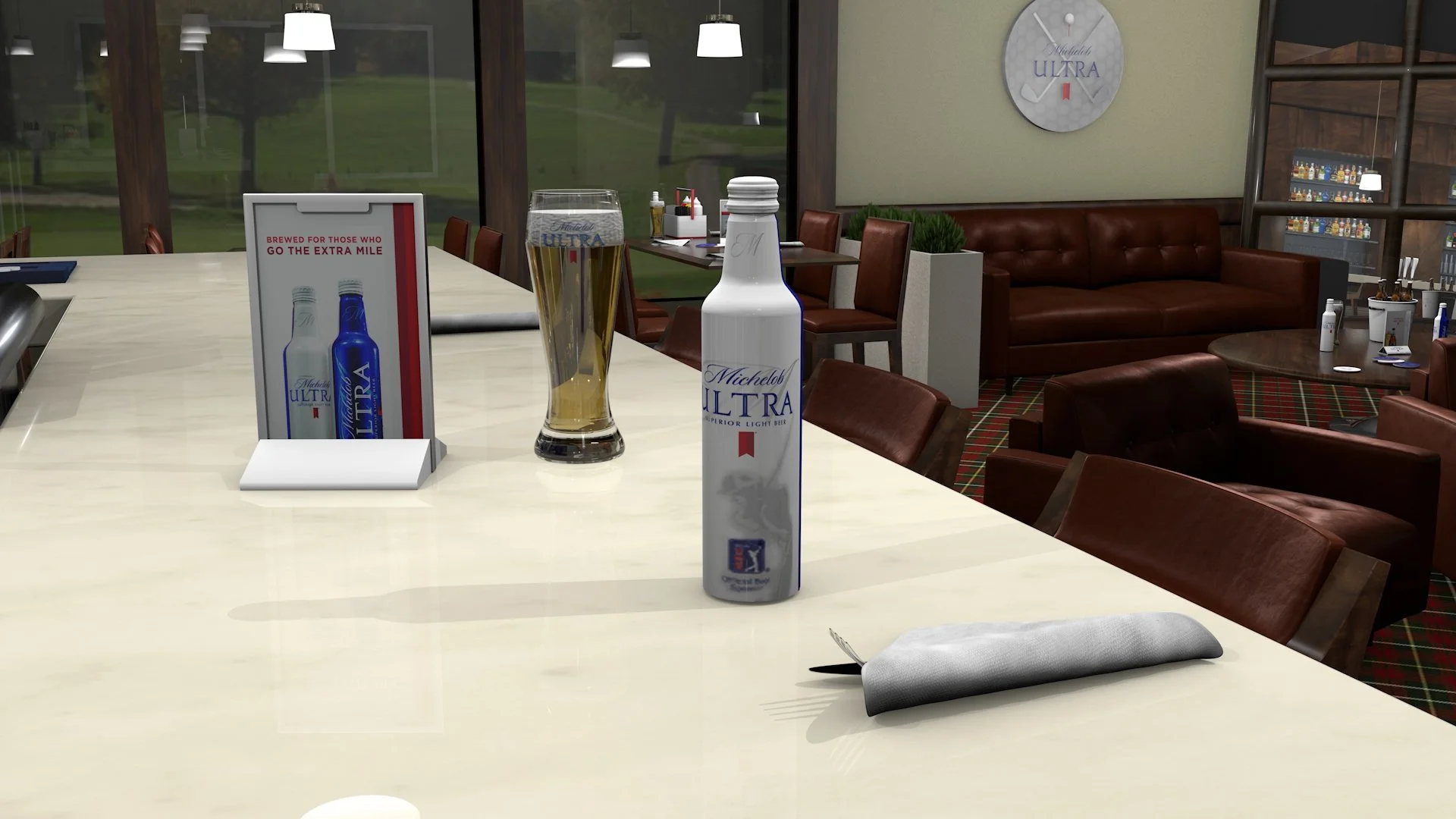 Michelob Ultra On Premise Look of Success - Close up.