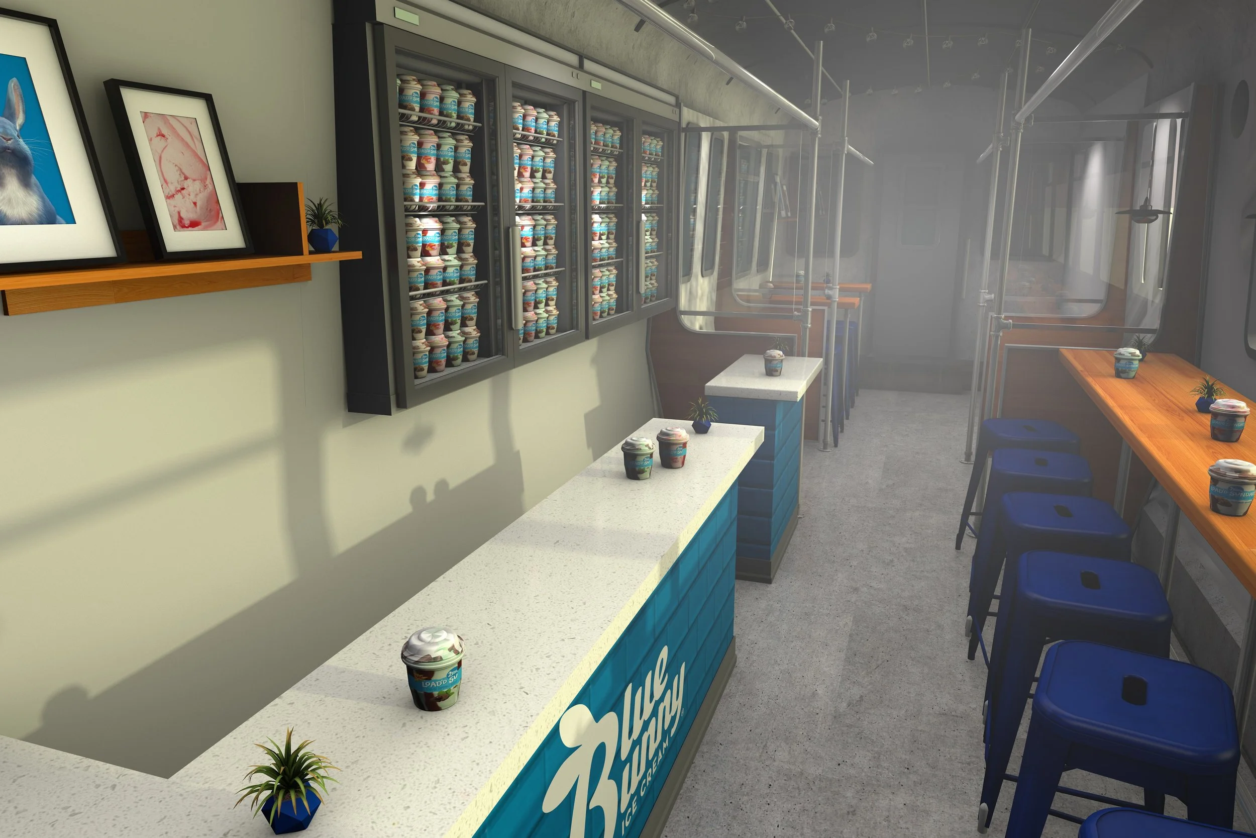 Blue Bunny CTA Car Takeover concept for new business pitch.