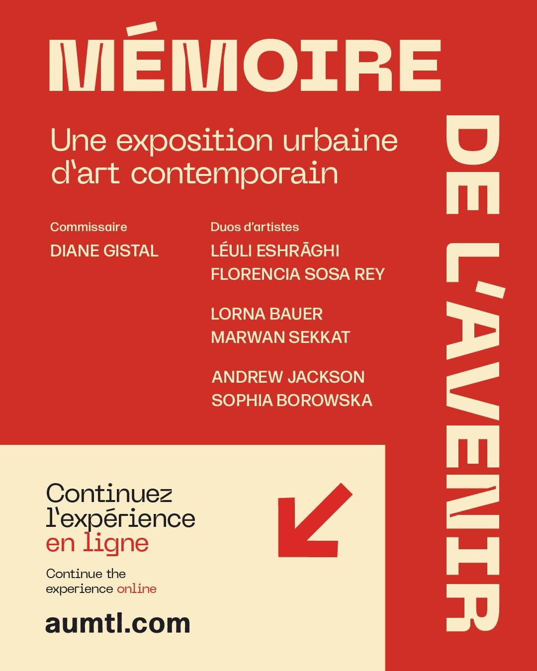 &Ccedil;a y est, nous sommes pr&ecirc;t&middot;es! Retrouvez d&egrave;s maintenant l'exposition M&eacute;moire de l'avenir 2025 dans les rues de Montr&eacute;al 💗

We're ready! You can now discover the M&eacute;moire de l'avenir 2025 exhibition in t