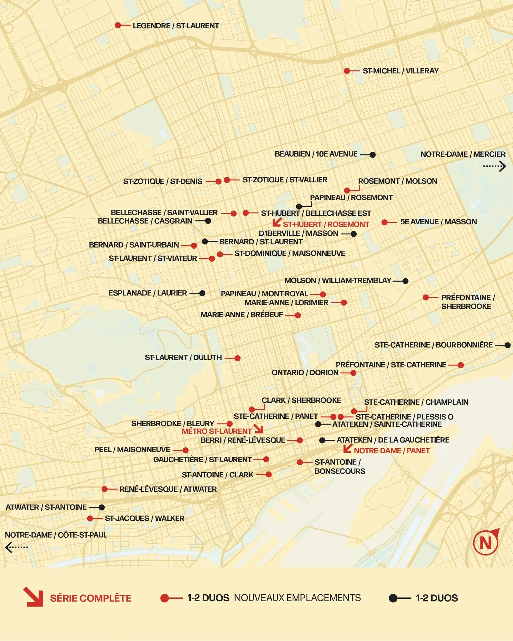 Les emplacements de l'exposition partielle et compl&egrave;te pour ses derni&egrave;res semaines ❤️

@publicitesauvage @artchmtl @leulieshraghi @florenciasosarey @lornabauer @c4pickasiette @andrewjackson_art @sophiaborowska 

The locations of the par