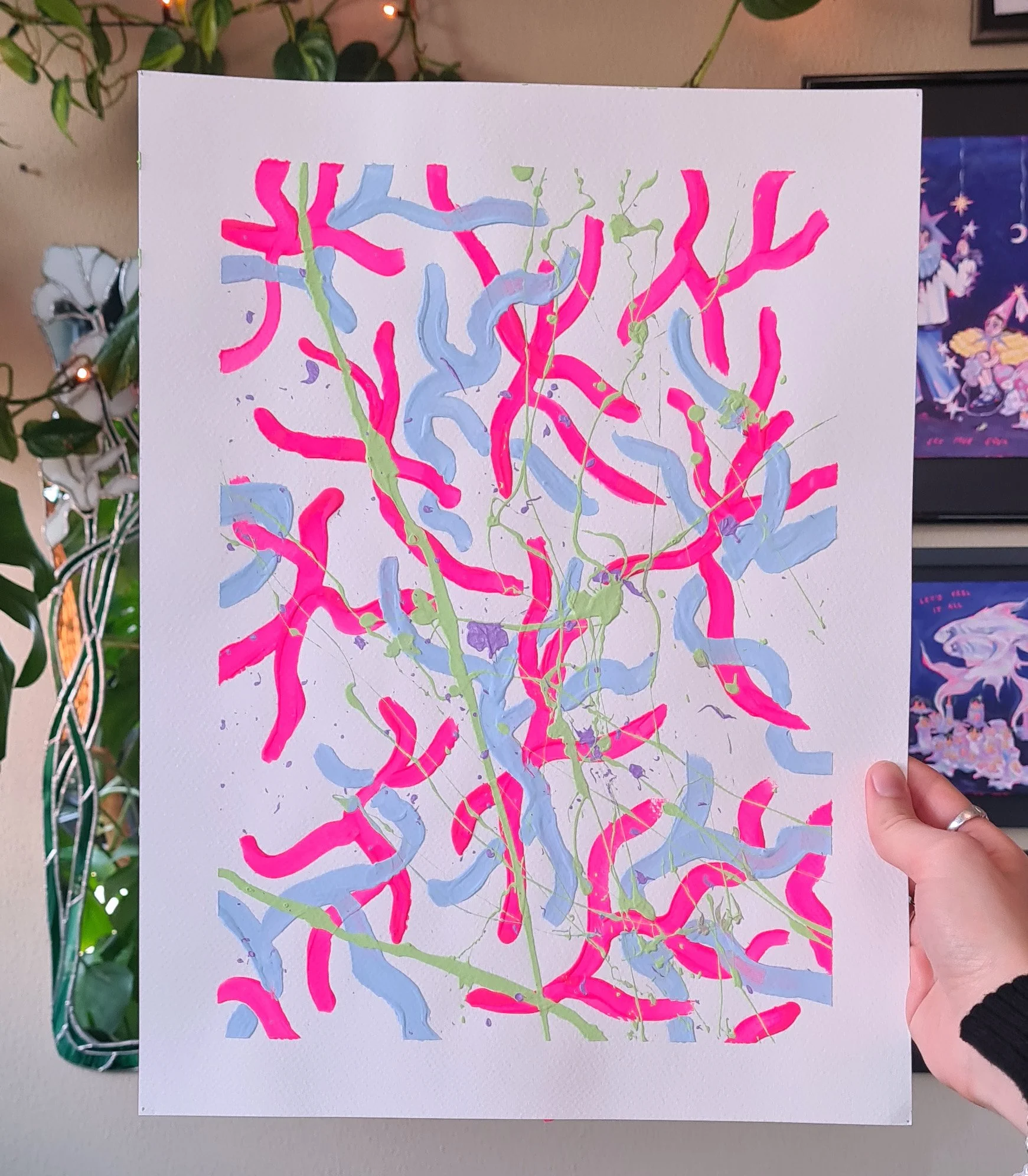 Originale Acrylmalerei 3 – »If I was light«-Serie