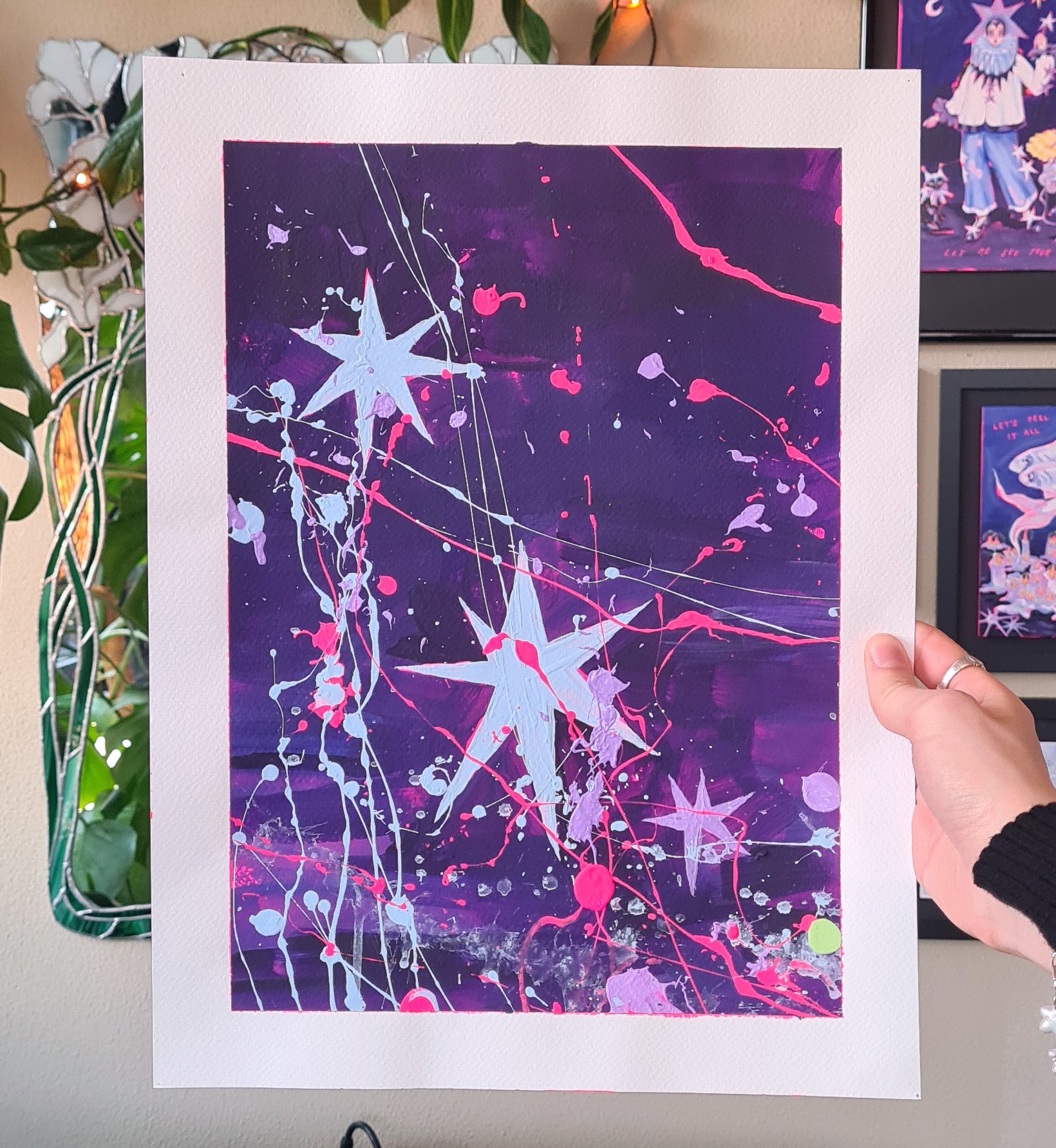 Originale Acrylmalerei 2 – »If I was light«-Serie