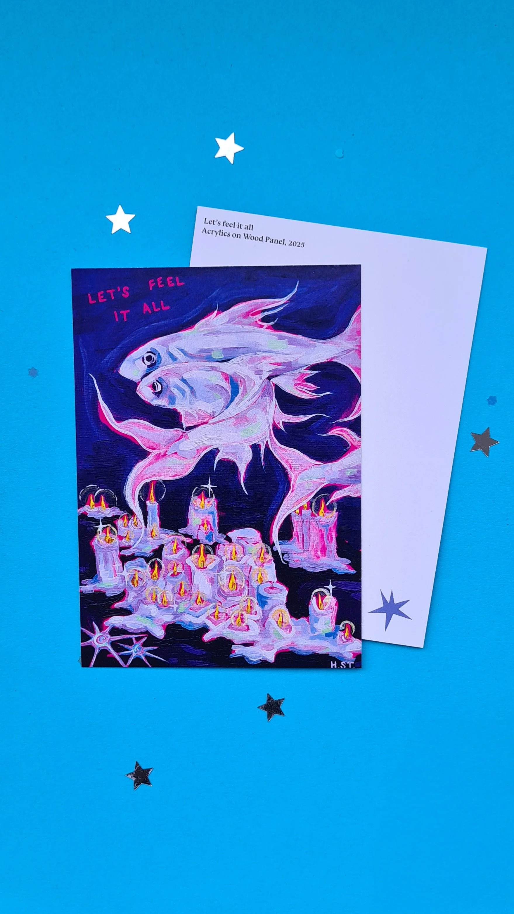 Let’s feel it all Postkarte