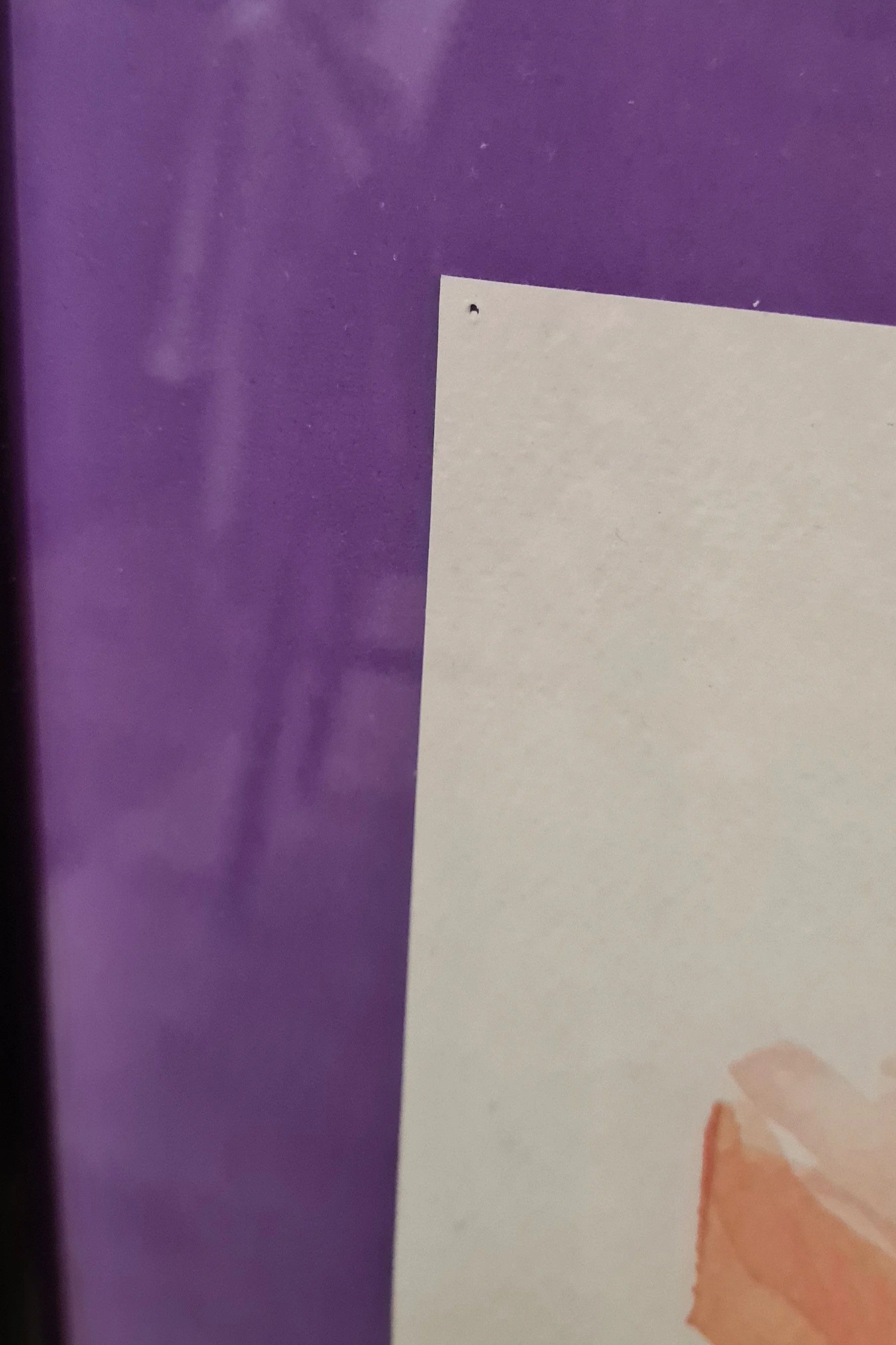 »Let's fall apart« originale mixed media Malerei auf Wasserfarben-Papier, Künstlerin Hannah Stollenwerk