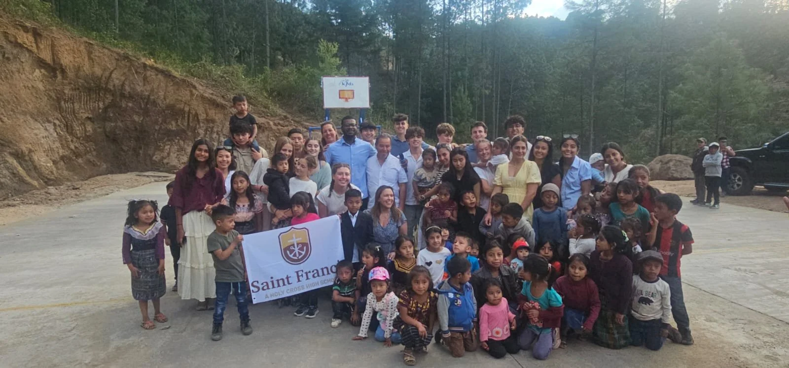 Saint Francis High School students share meaningful experiences with the community of Xolja, Guatemala