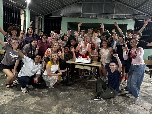 Students from Southwest Washington High Schools are warmly welcomed by the community of La Escalereta, Dominican Republic