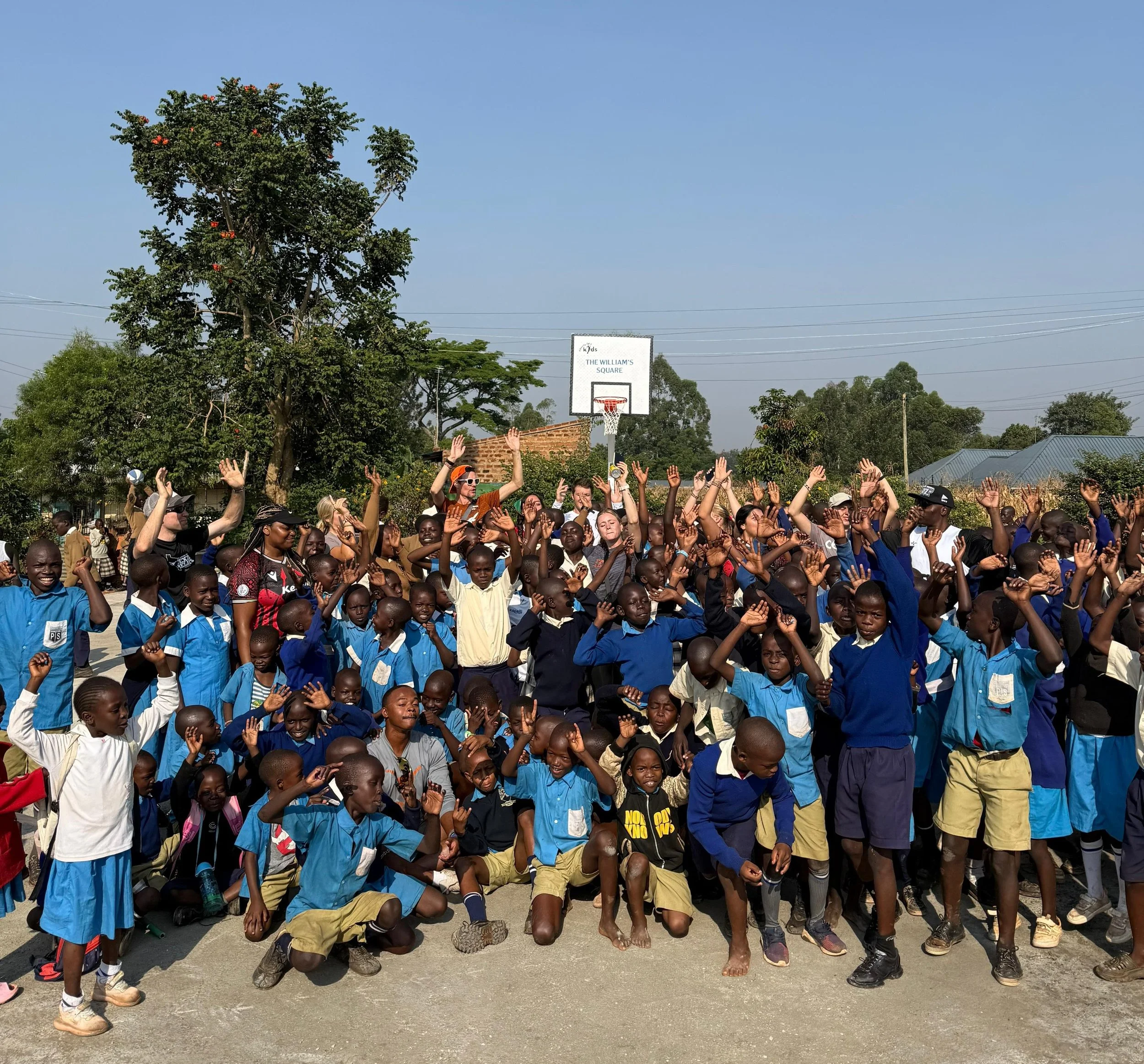 Student athletes from the University of Texas travel to the community of Bulanda, Kenya