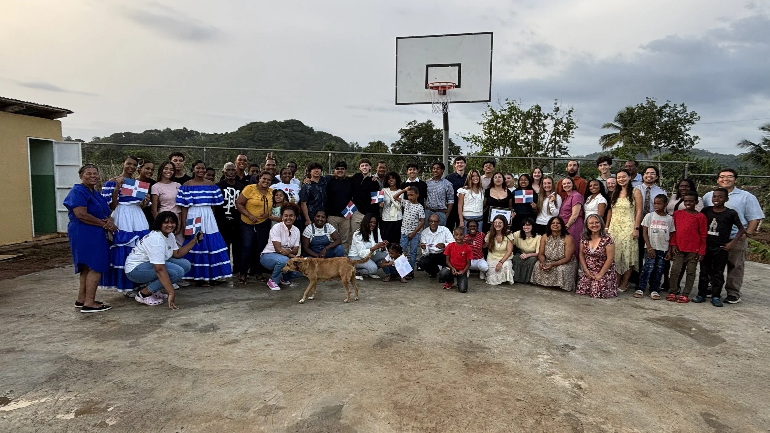 Student volunteers from Immaculate Heart, Loyola, and Cristo Rey High Schools come together with the community of Los Ranchos, Dominican Republic