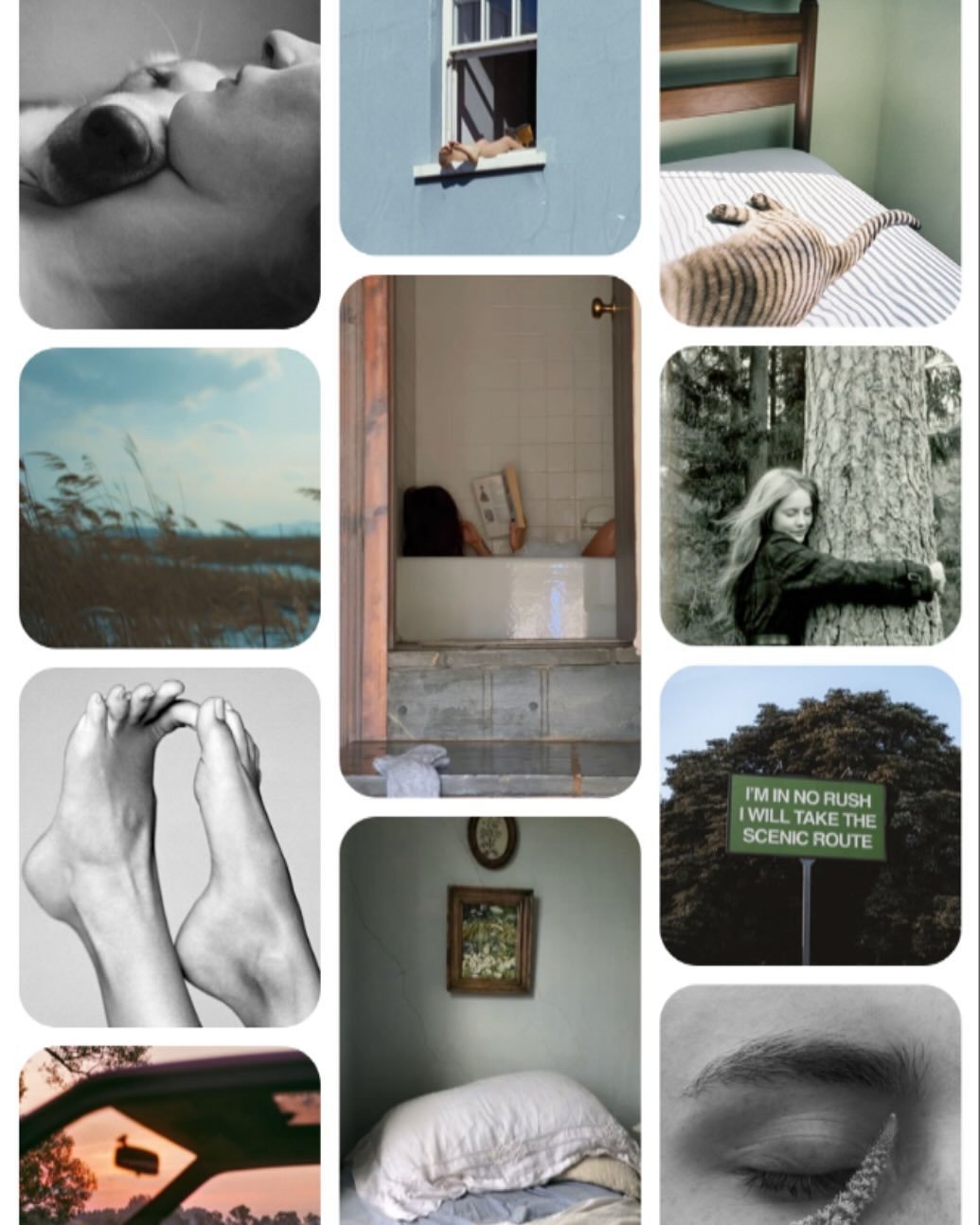 Still here, i&rsquo;m in no rush (to post on instagram) 

More time spent mood boarding on Pinterest ☁️