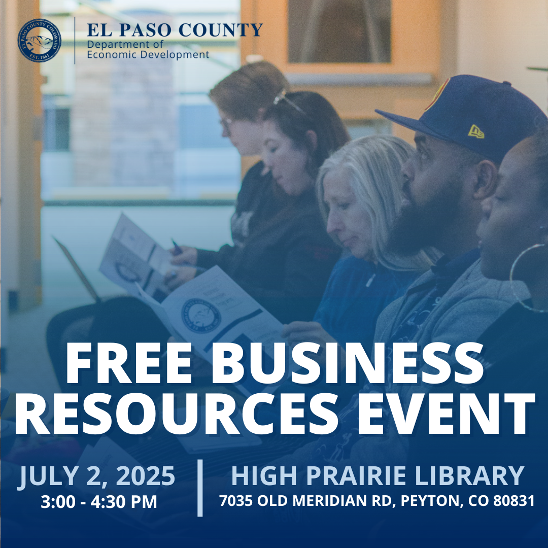El Paso County Free Business Resources Event