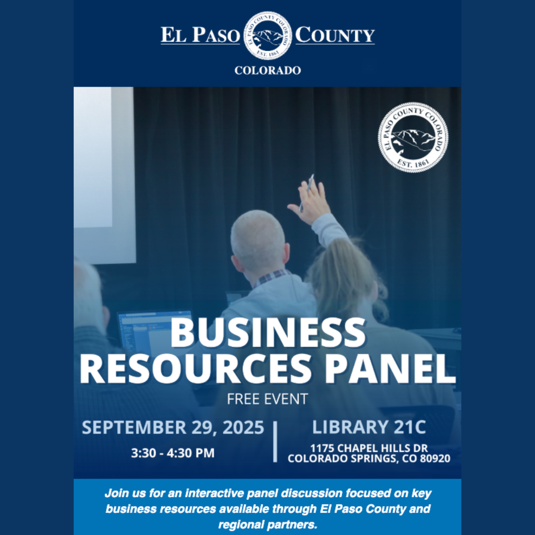 El Paso County Free Business Resources Panel Discussion