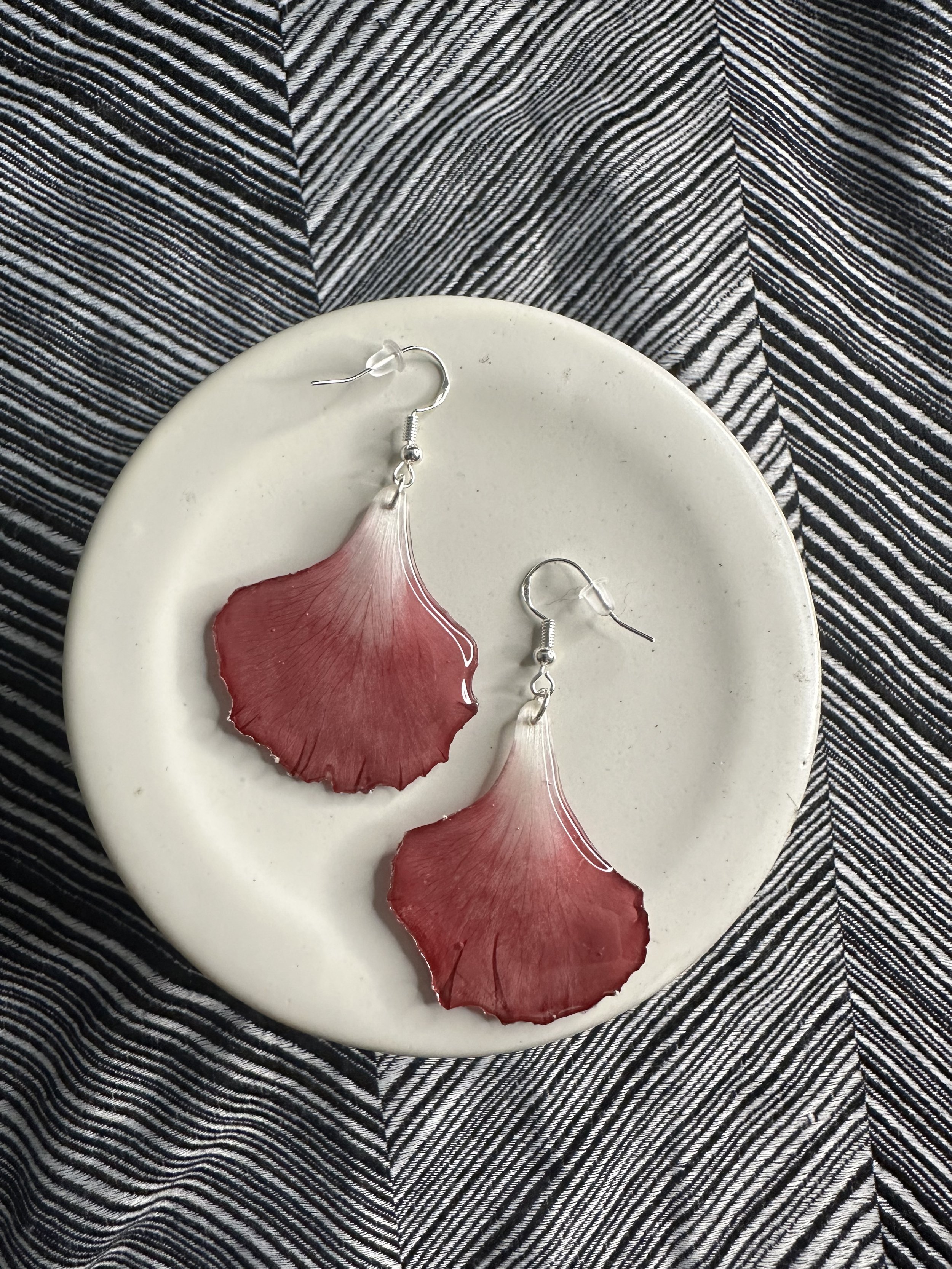 Carnations-Petal Earrings