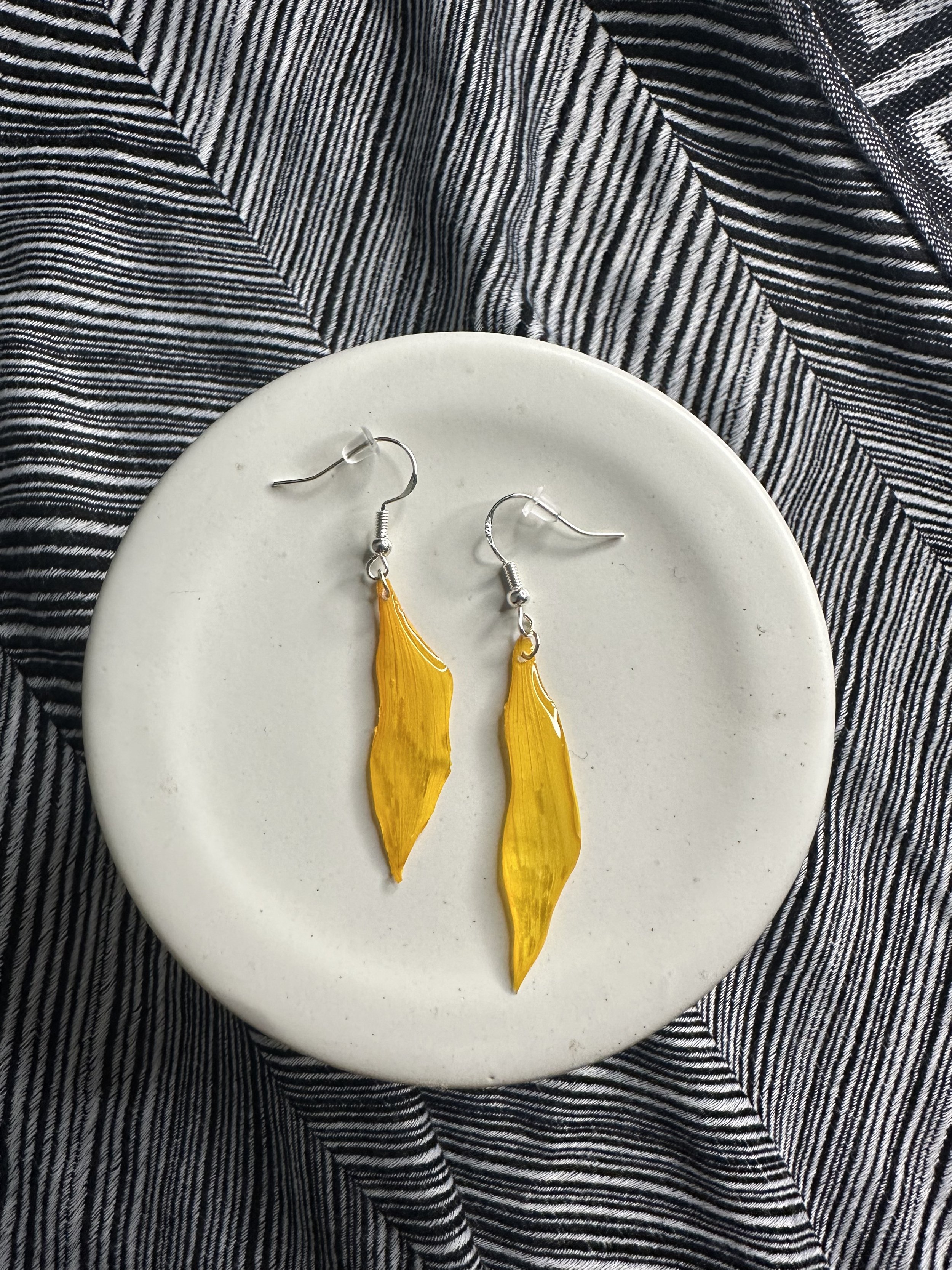 Sunflower-Petal Earrings