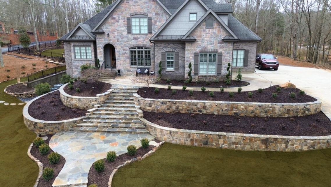 decorative stone wall 