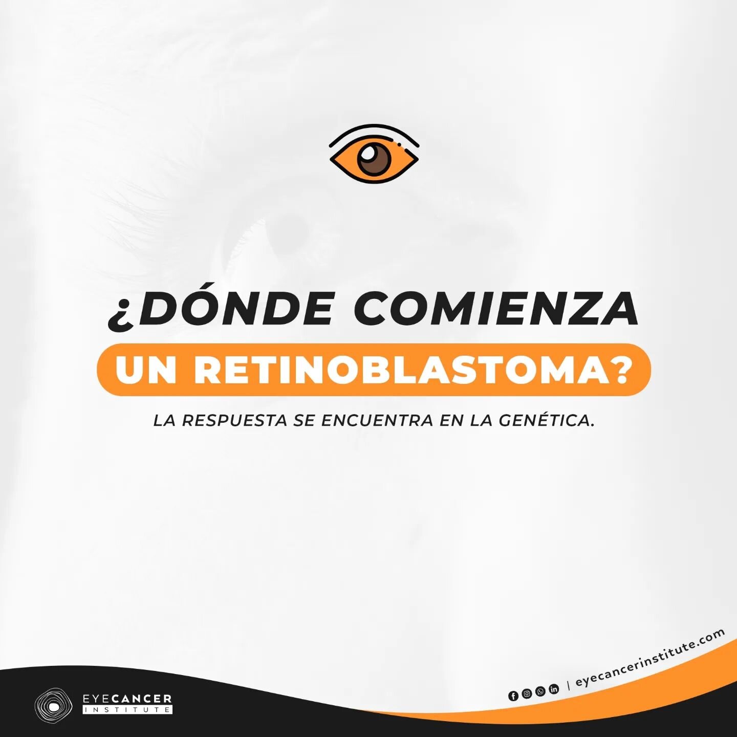 Un #retinoblastoma es un c&aacute;ncer de ojo que empieza en la retina; es decir, el recubrimiento sensible a la luz que se encuentra dentro de tu ojo. 👁

Este tipo de #c&aacute;ncerocular ocurre cuando las c&eacute;lulas nerviosas de la retina muta