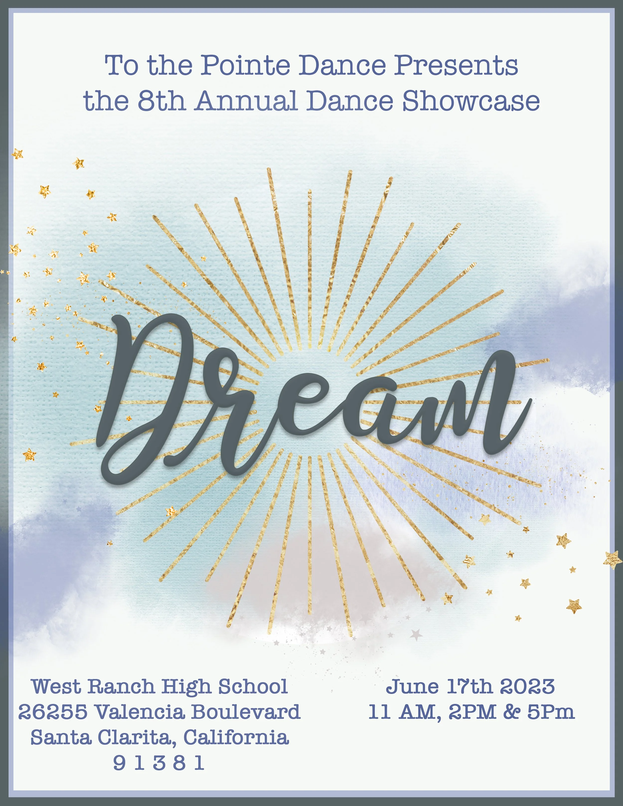 Recital Information — To The Pointe Dance & Pilates